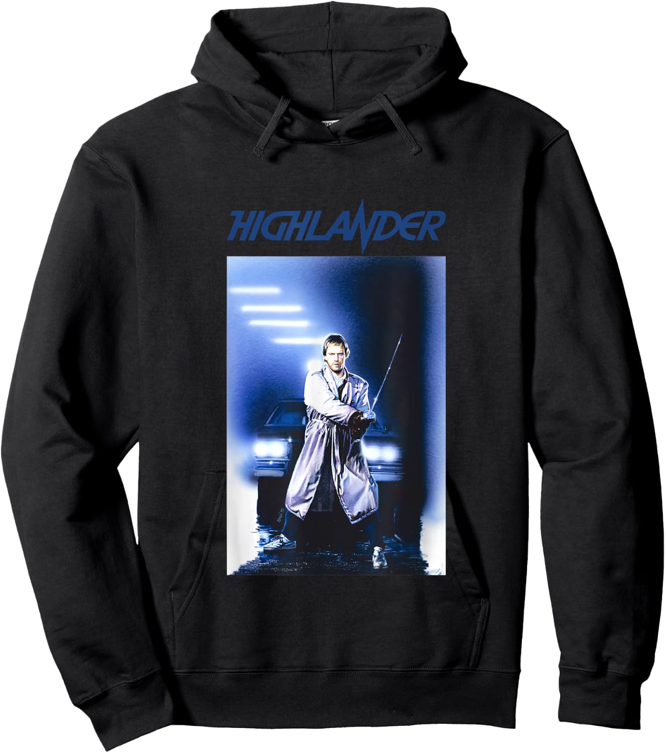Highlander 1986 Dragon Head Katana Hoodie - Hoodie | Black