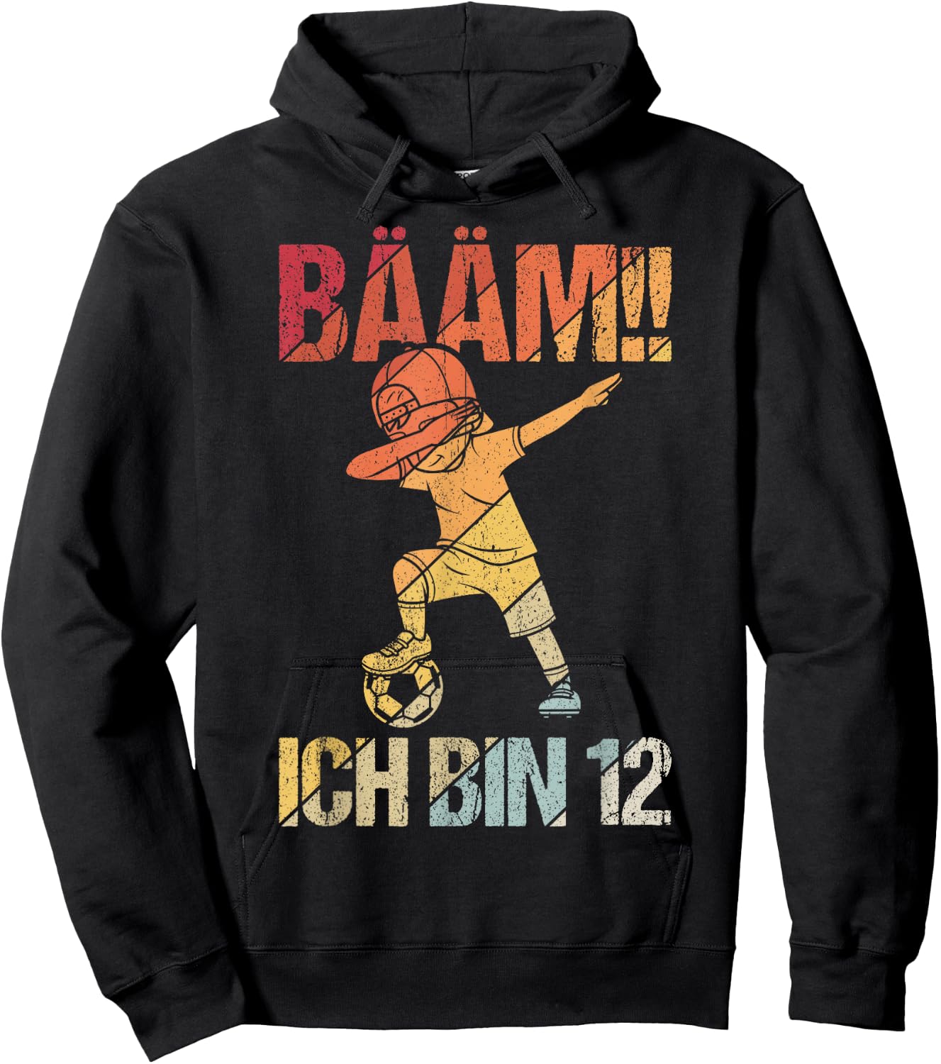 BÄÄM Ich bin 12 Dabbing Geburtstagsshirt 12 Jahre Jungs Hoodie - Hoodie | Black
