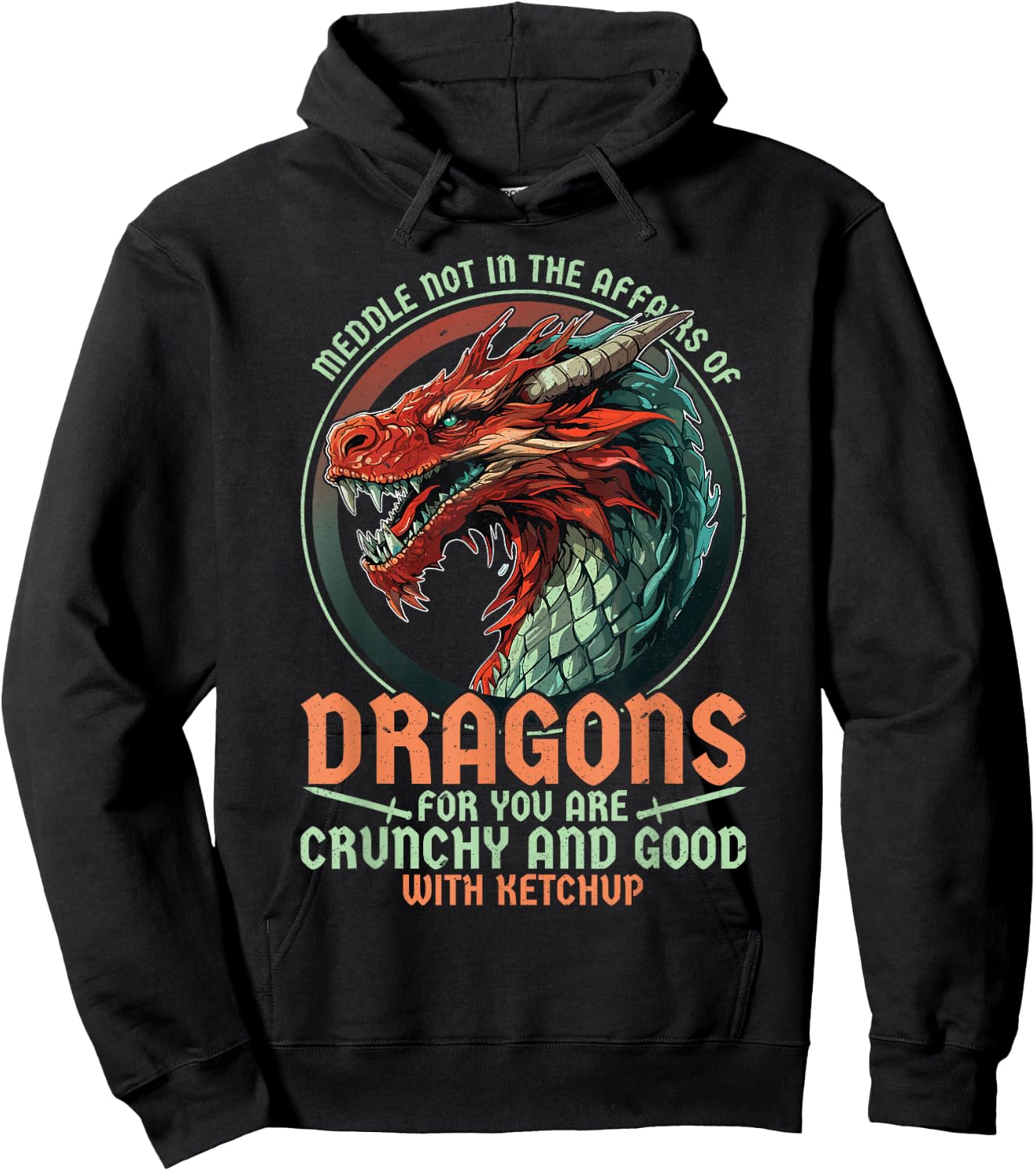 Meddle Not In The Affairs Of Dragons Dragon Lover Hoodie - Hoodie | Black