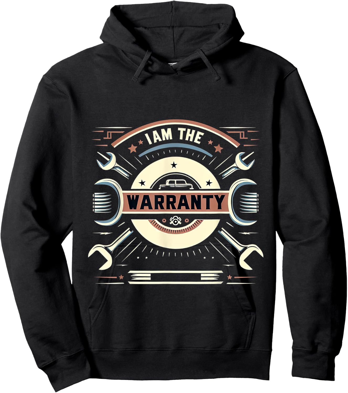I Am The Warranty _ Hoodie - Hoodie | Black