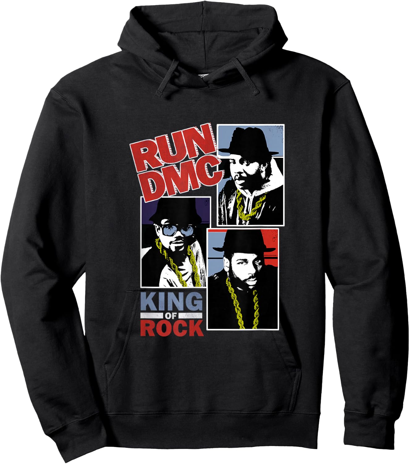 RUN DMC Clip Portraits Hoodie - Hoodie | Black
