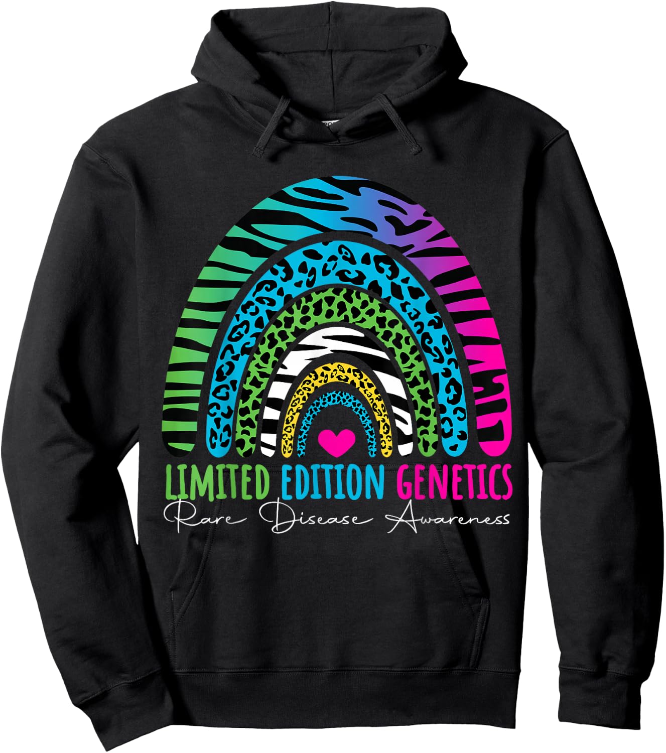 Limited Edition Genetics Rare Disease Awareness 2025 Hoodie - Hoodie | Black