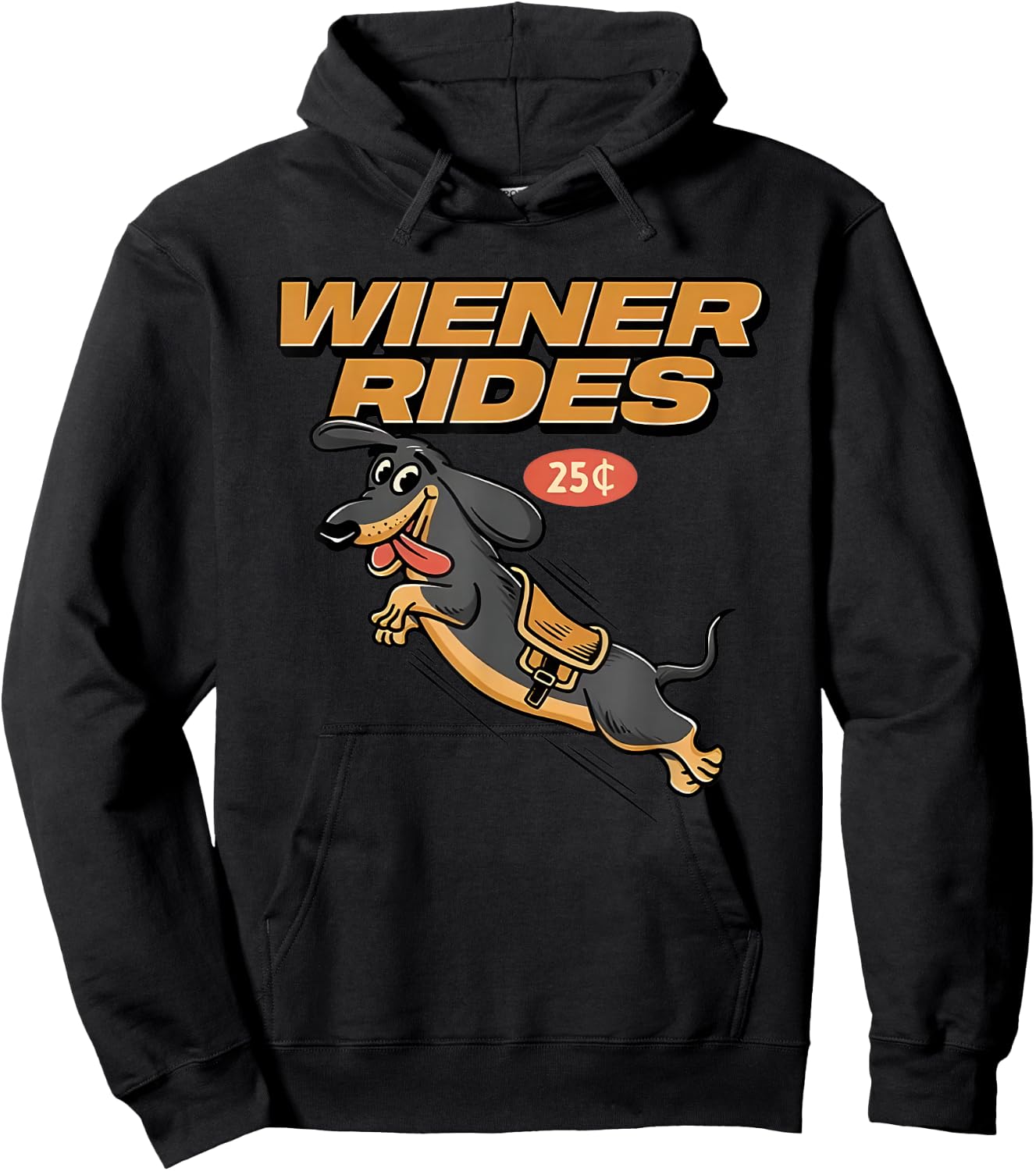 Dachshund Wiener Rides 2024 Hoodie - Hoodie | Black