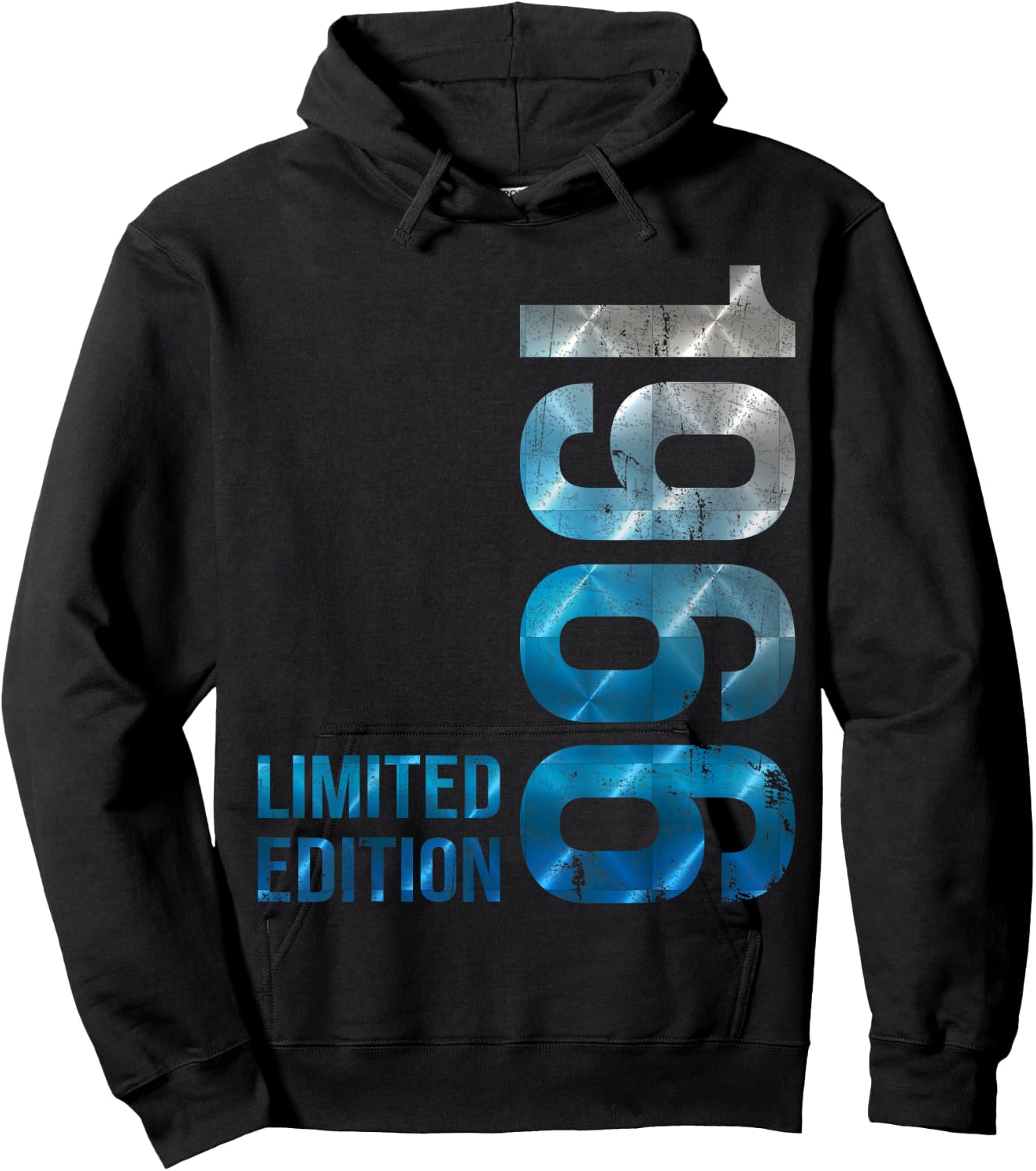 60th Birthday Man Woman 60 Years 1966 Decorative Funny Gift Hoodie - Hoodie | Black