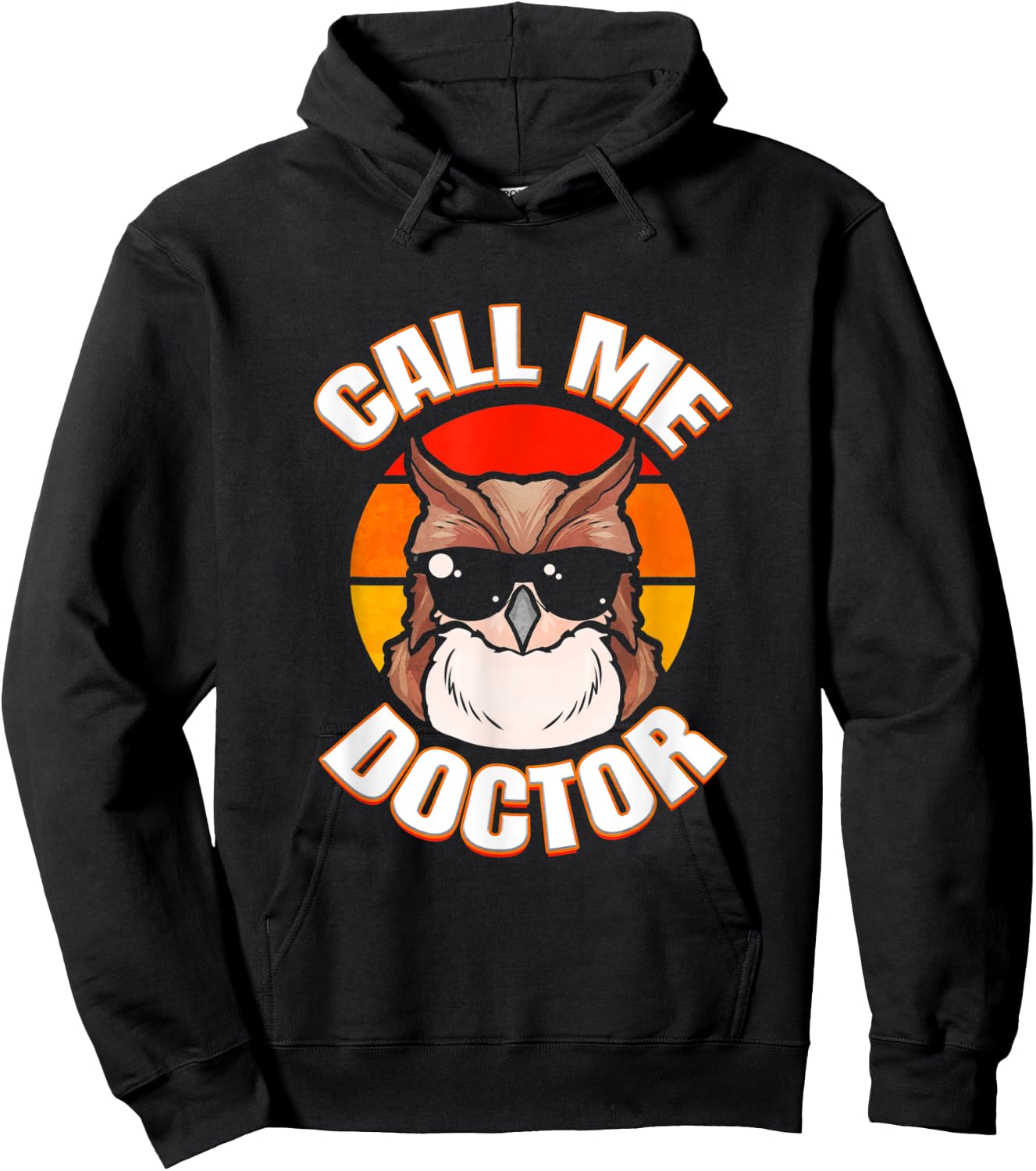 Doctor Graduate Owl Ph.D. Degree Doctorate Graduation Party Hoodie - Hoodie | Black
