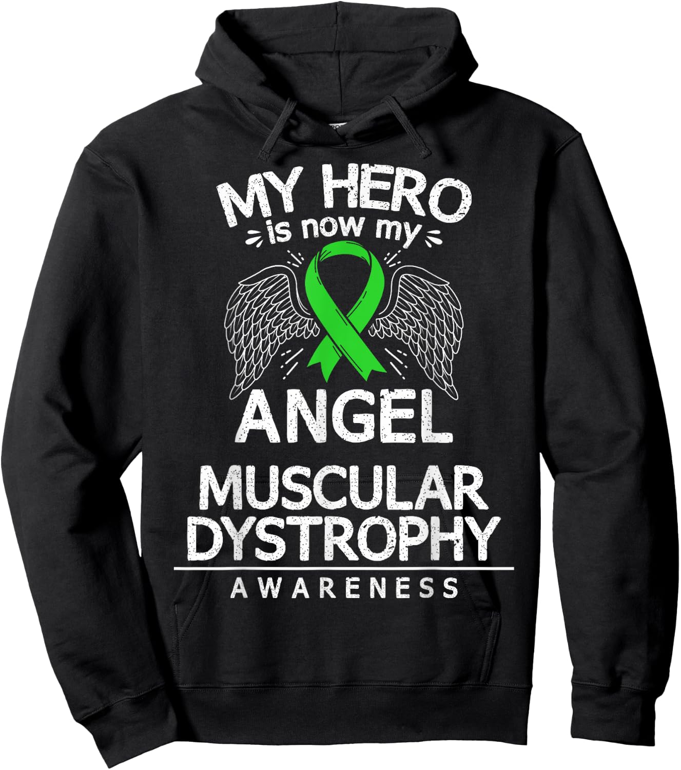 Duchenne Muscular Dystrophy Survivor MD Awareness Hoodie - Hoodie | Black