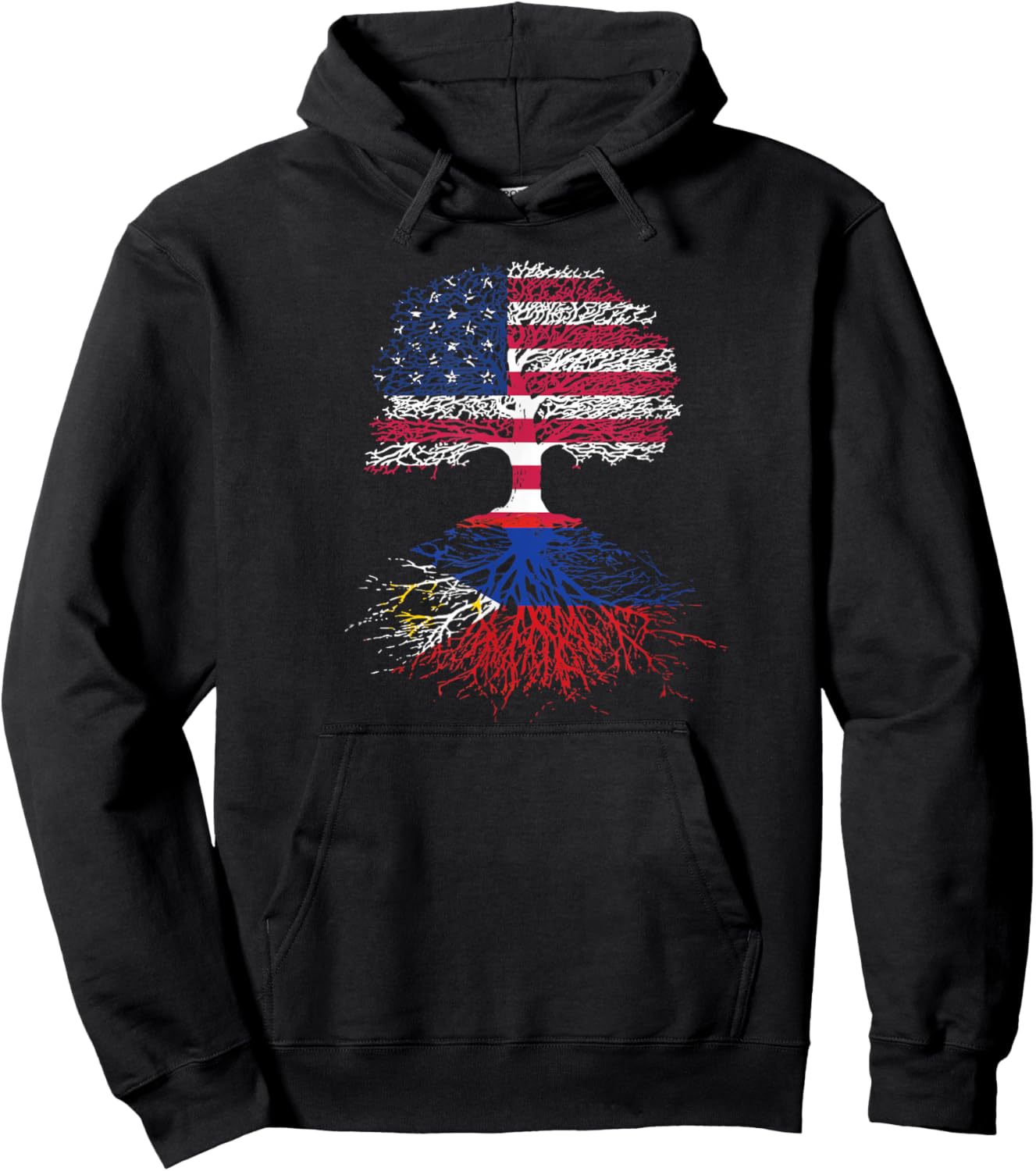 American Citizen with Filipino Roots Hoodie - Hoodie | Black