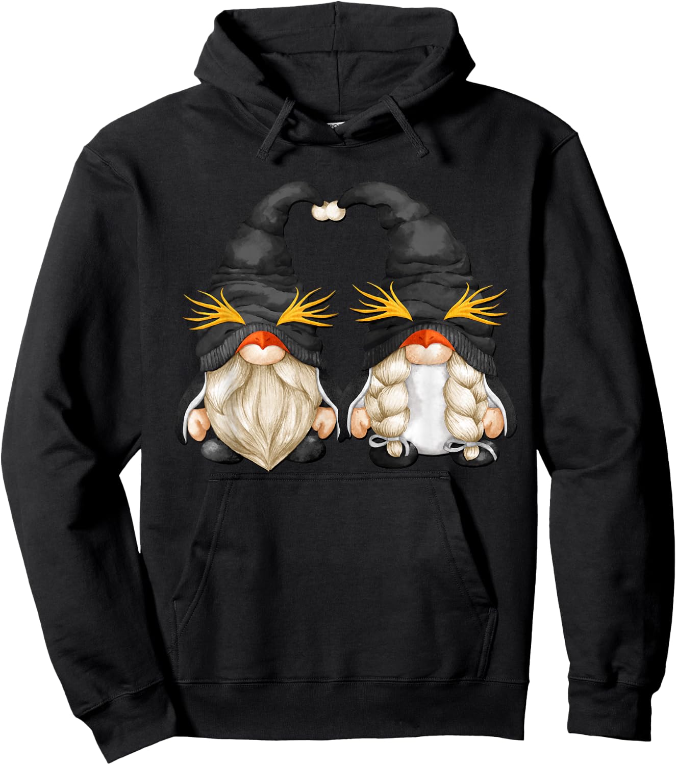 Penguin Gnome Costume And Men Funny Penguin Lover Hoodie - Hoodie | Black