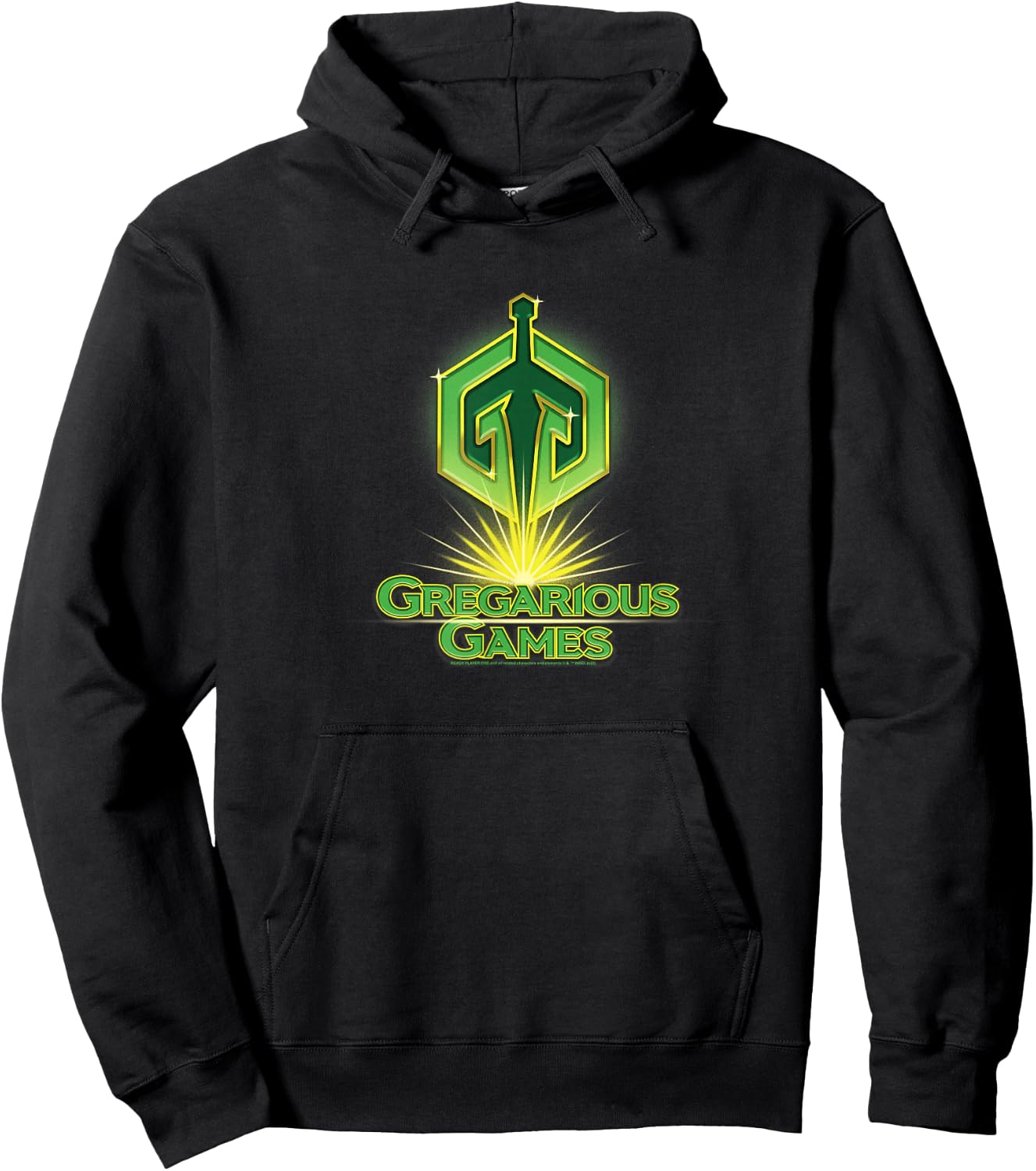 Ready Player One Gregarious Games Logo Hoodie - Hoodie | Black