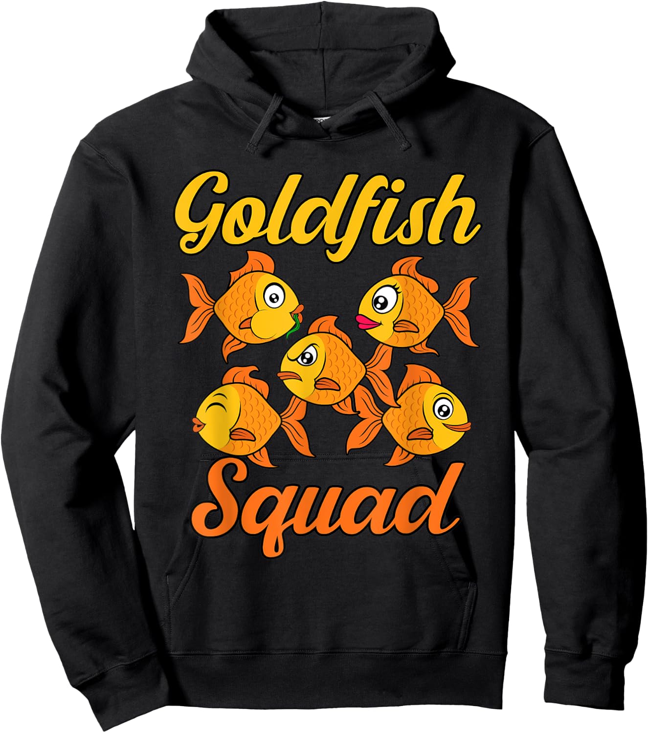 Goldfish Squad Cute Baby Goldfish Hobby Hoodie - Hoodie | Black