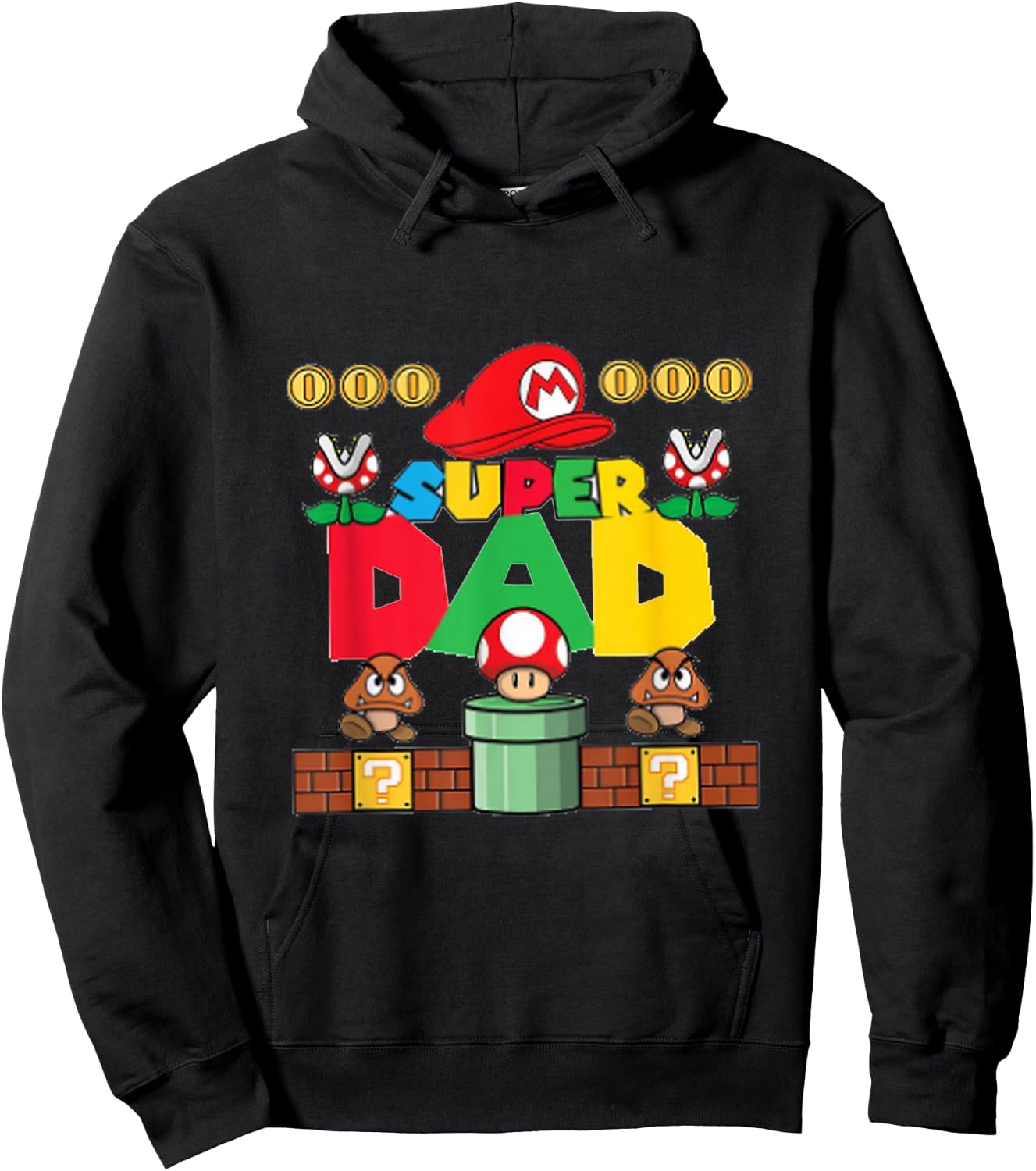 Amazing Papa Illustration Hoodie - Hoodie | Black