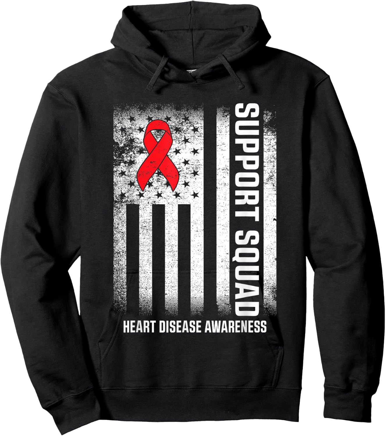 Heart Disease Awareness Month Open Heart Diseases Surgery Hoodie - Hoodie | Black