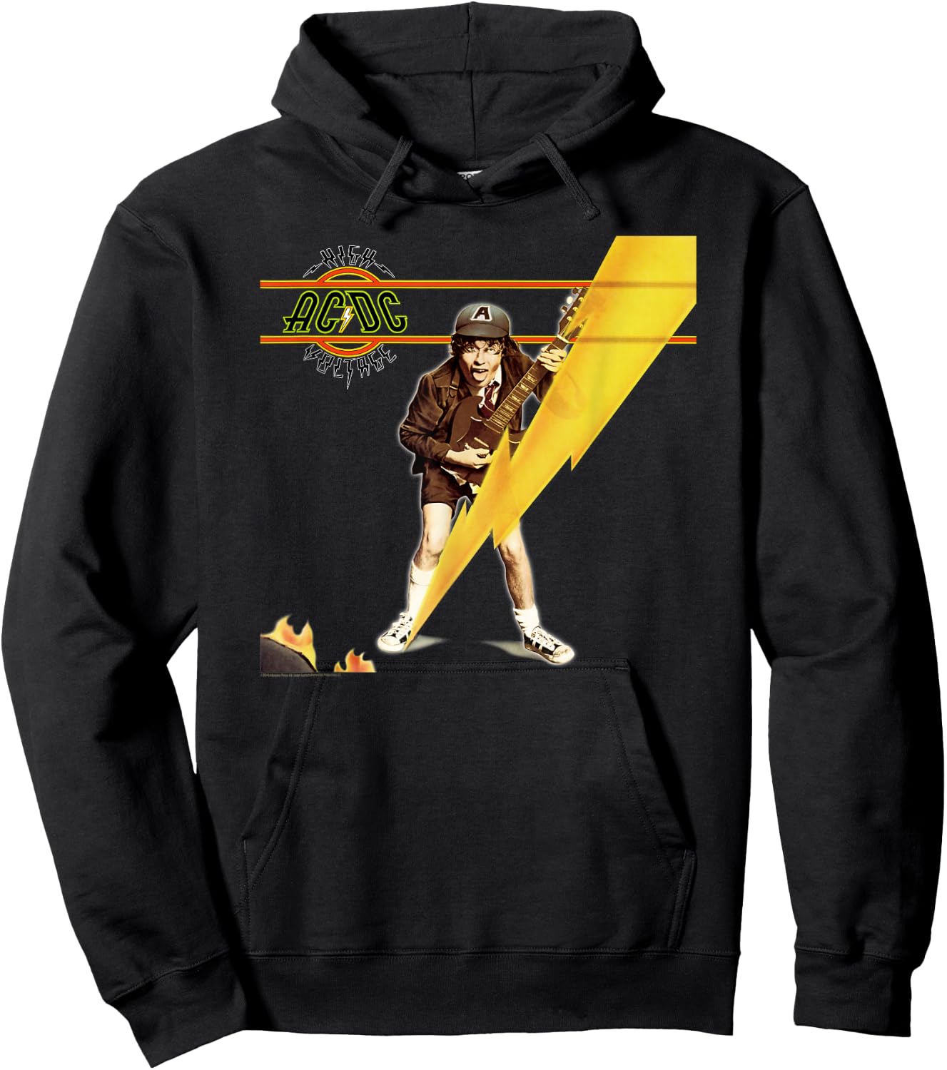 AC/DC High Voltage Albumcover Hoodie - Hoodie | Black