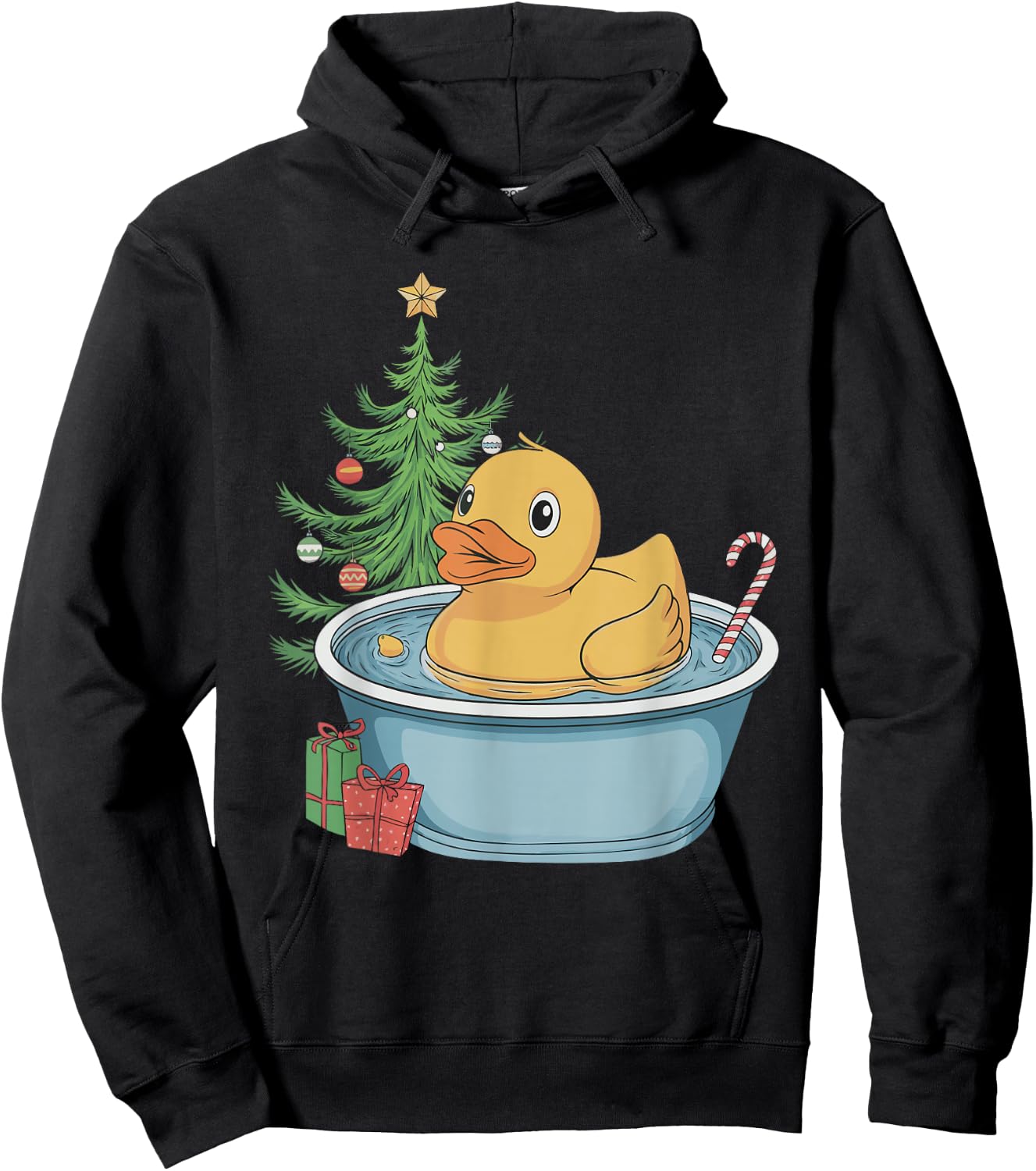 Rubber Duck Christmas Hoodie - Hoodie | Black