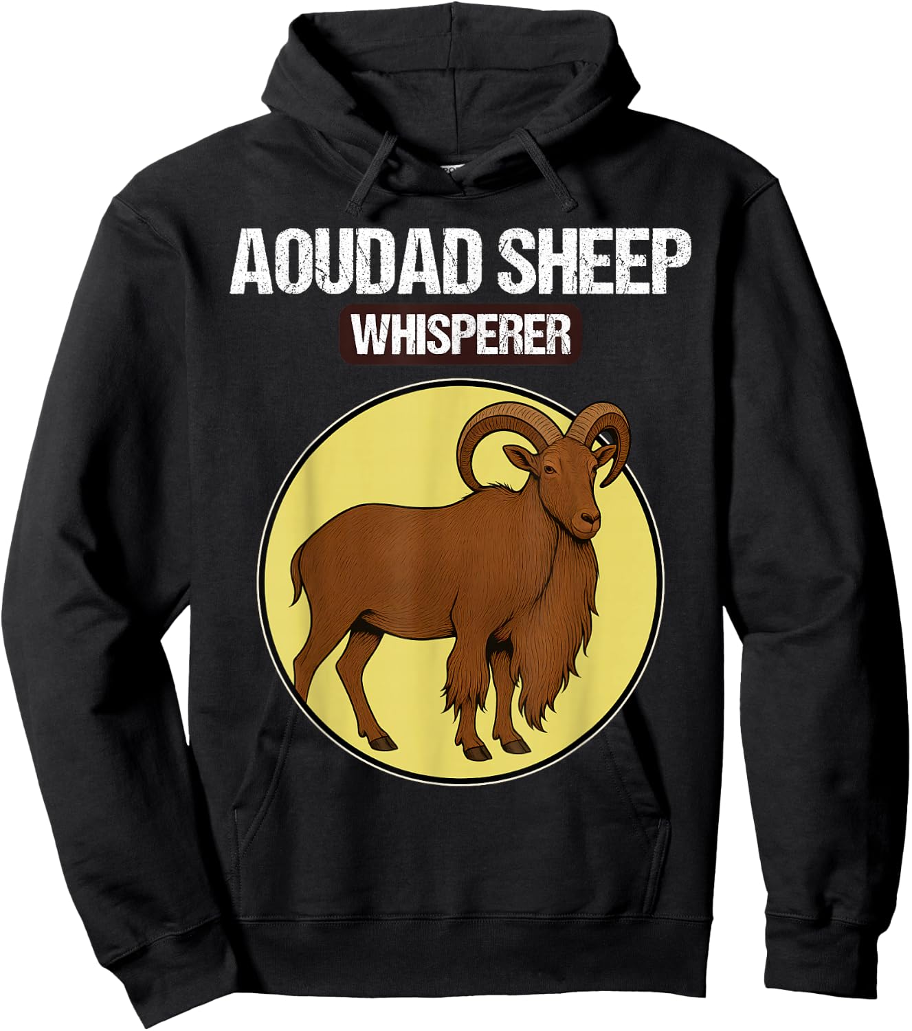 Aoudad Sheep Whisperer Aoudad Sheep Hoodie - Hoodie | Black
