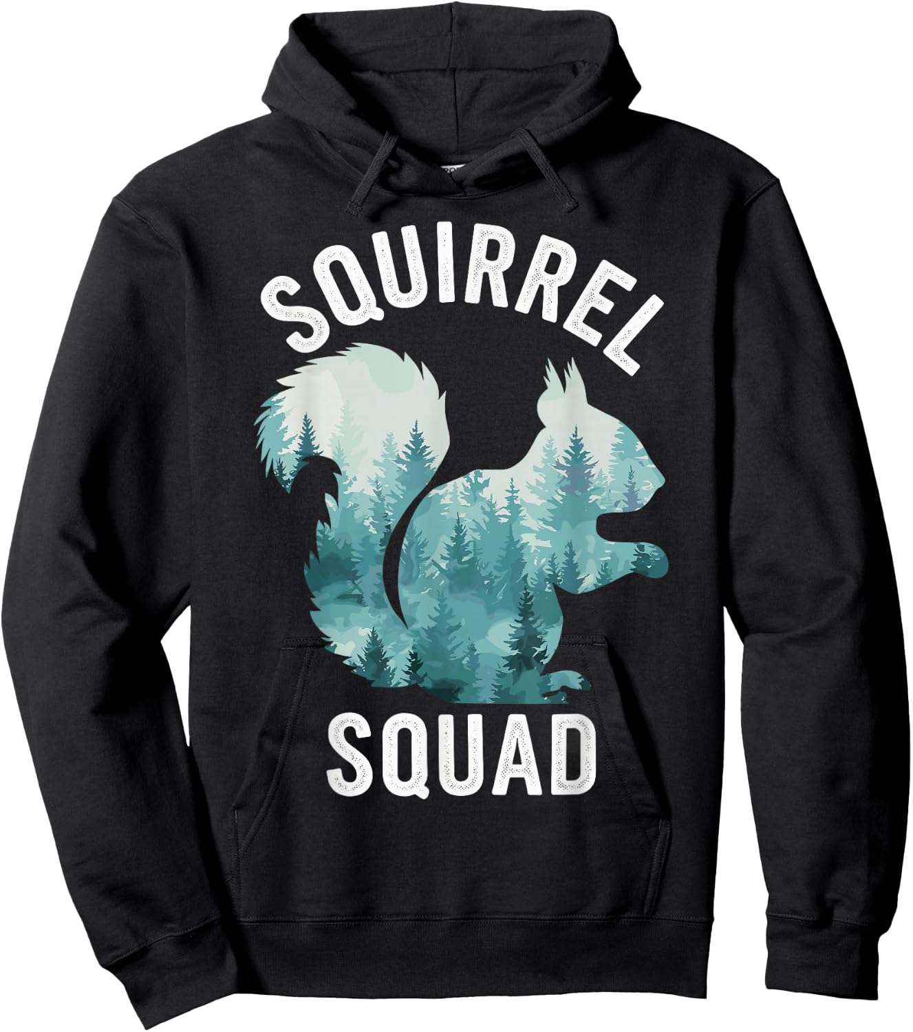 Squirrel Squad Hoodie - Hoodie | Black