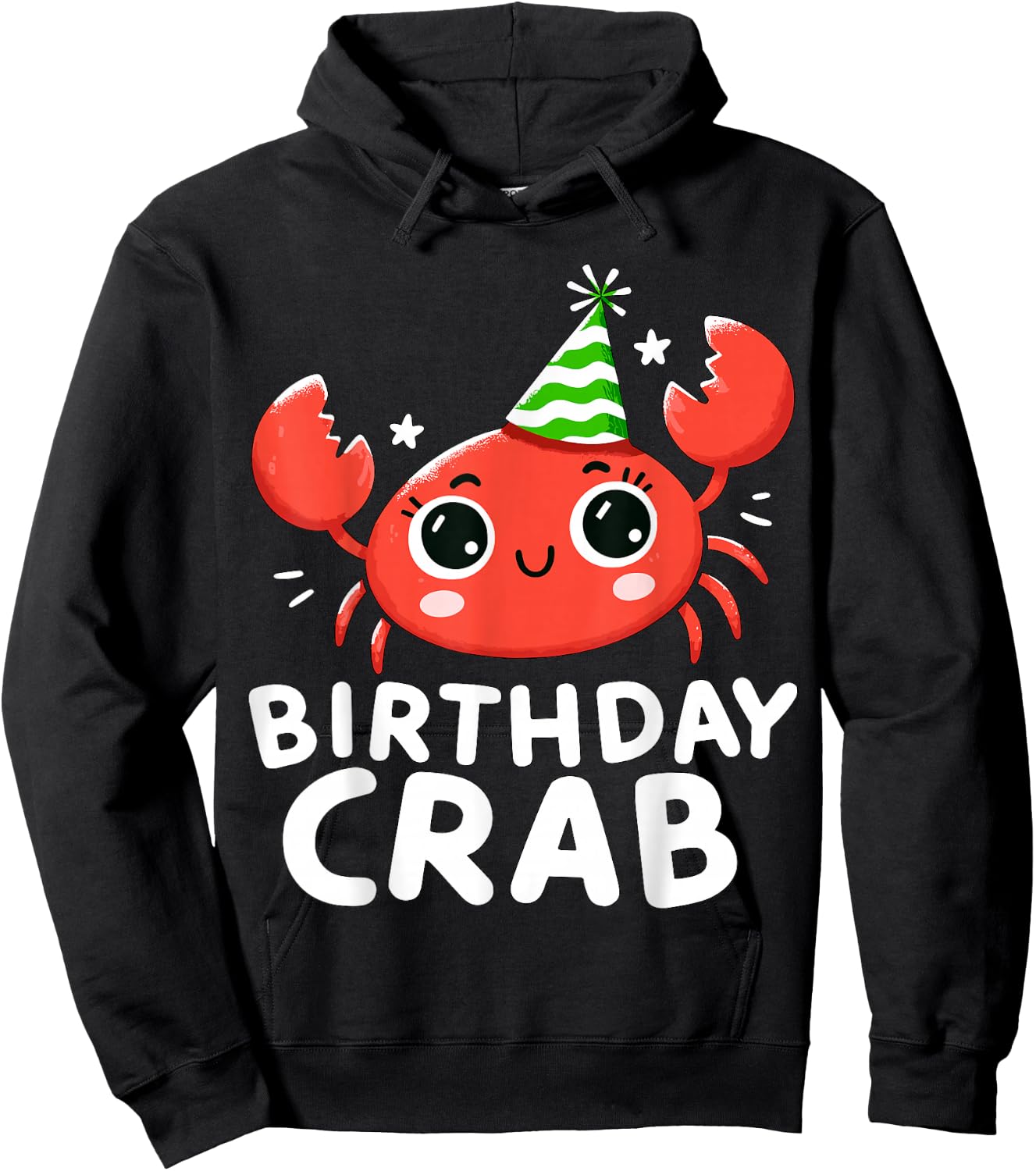 Birthday Crab Party Hoodie - Hoodie | Black