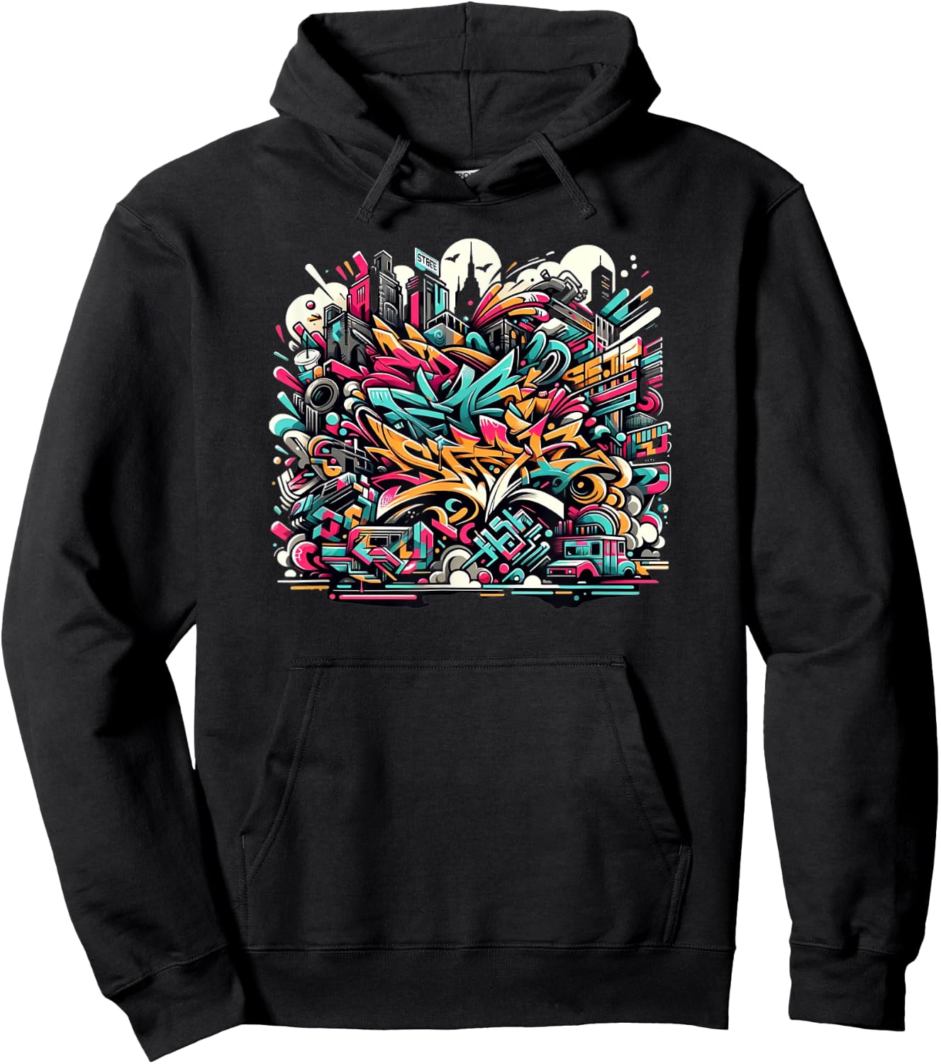 Graffiti Urban Art Hoodie - Hoodie | Black