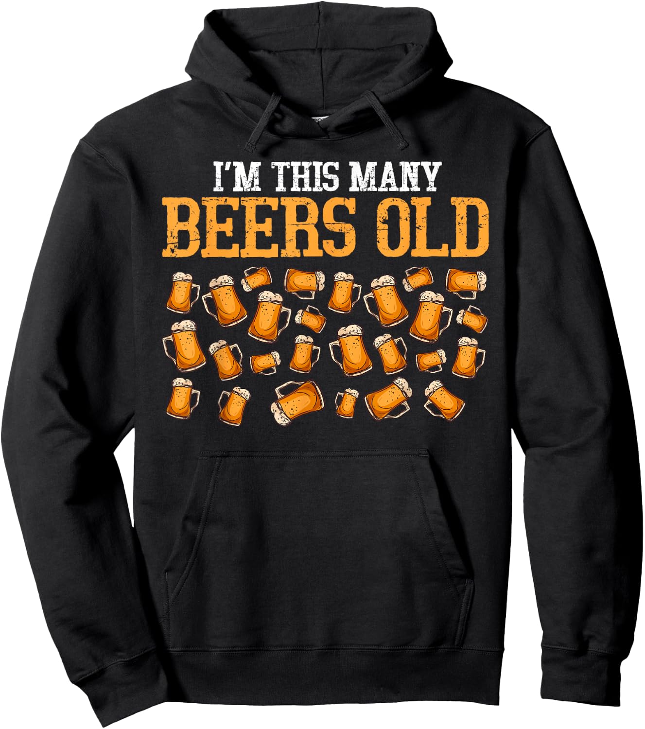Funny 26 Year Old Beer Drinking Gag Gift, 26th Birthday Hoodie - Hoodie | Black
