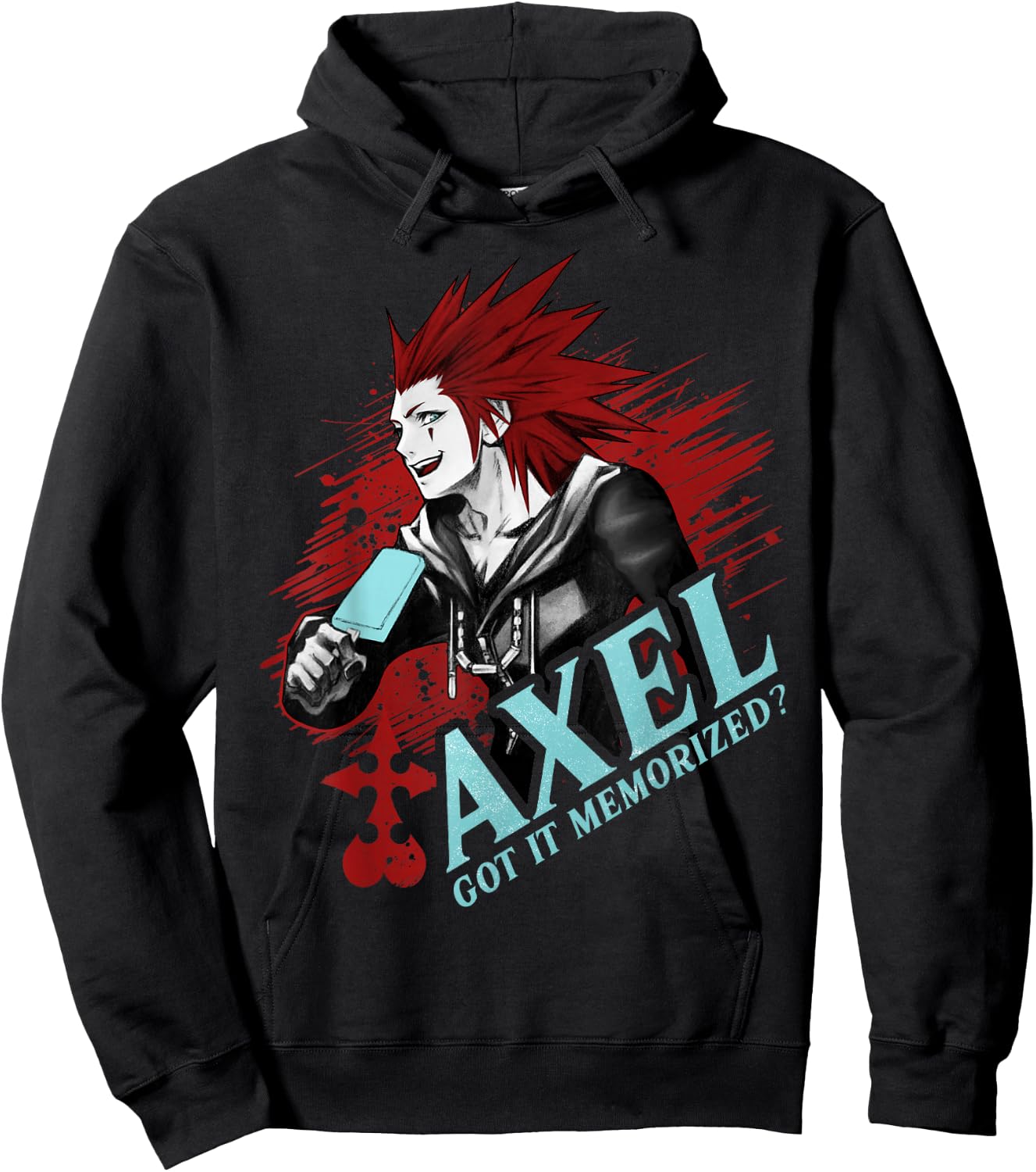 Disney Kingdom Hearts Axel Got It Memorized Hoodie - Hoodie | Black