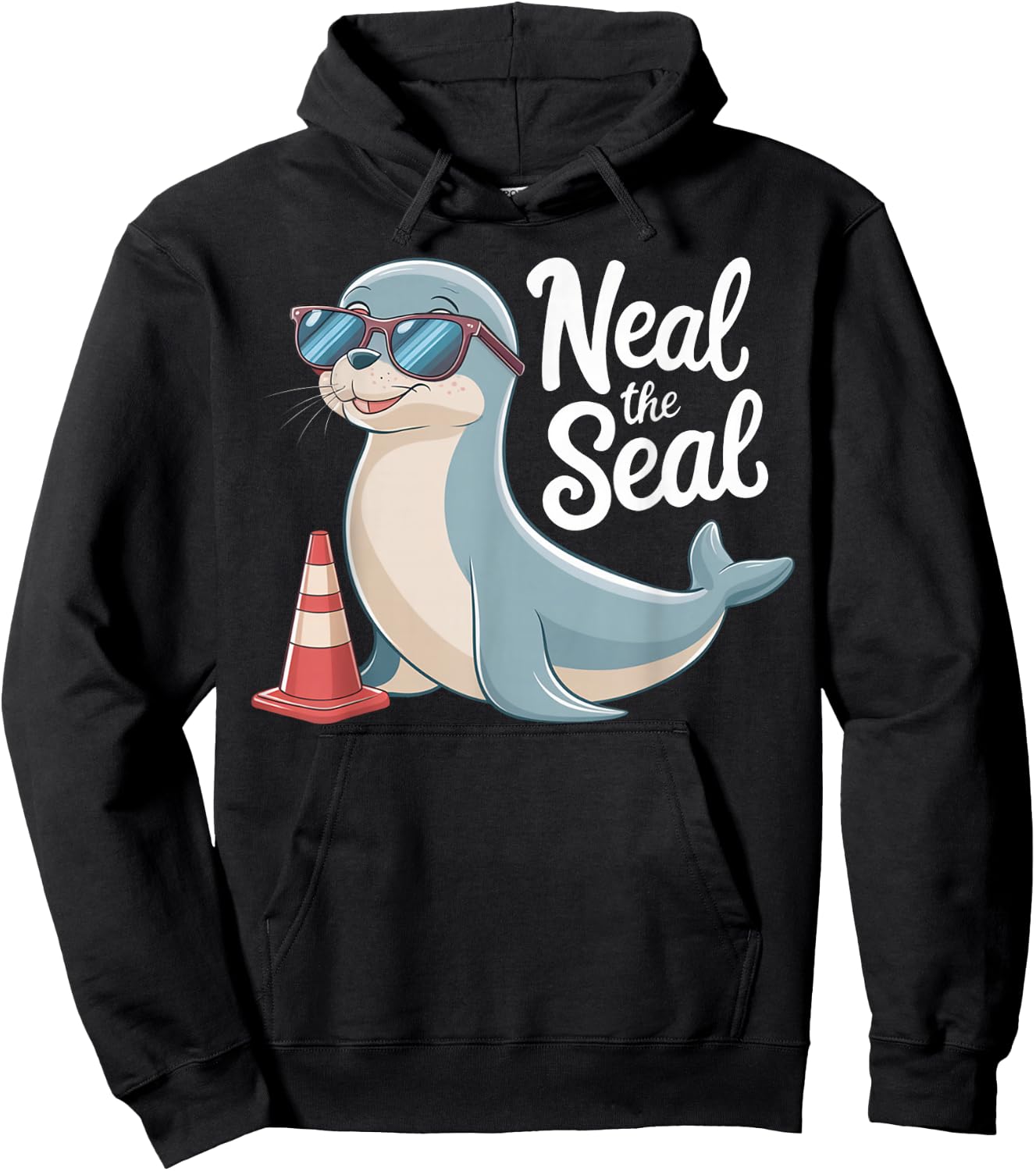 Neal the Seal Southern Elephant Seal Tasmania Hoodie - Hoodie | Black