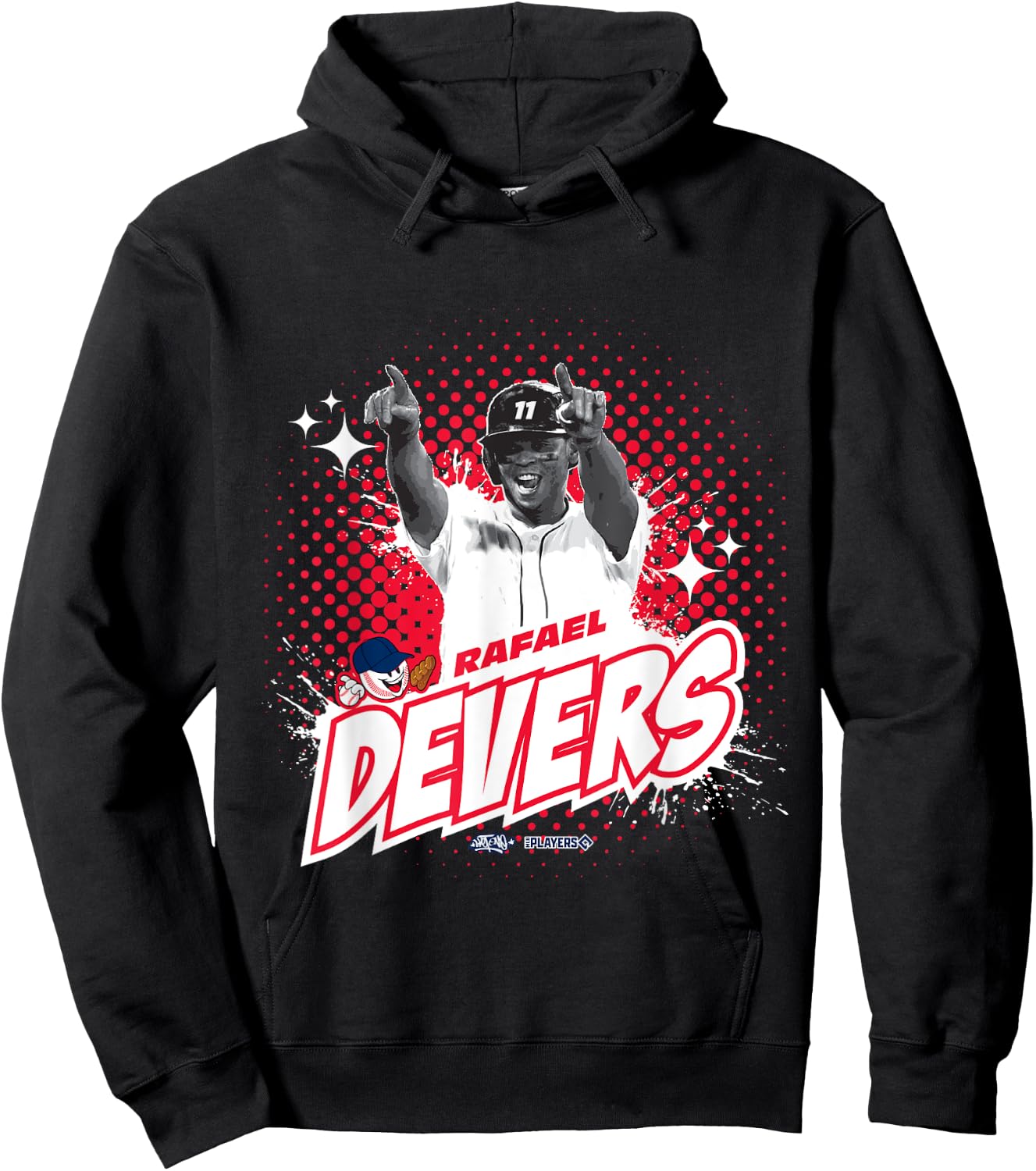 Rafael Devers Boston Baseball Sket One x MLB Players Hoodie - Hoodie | Black