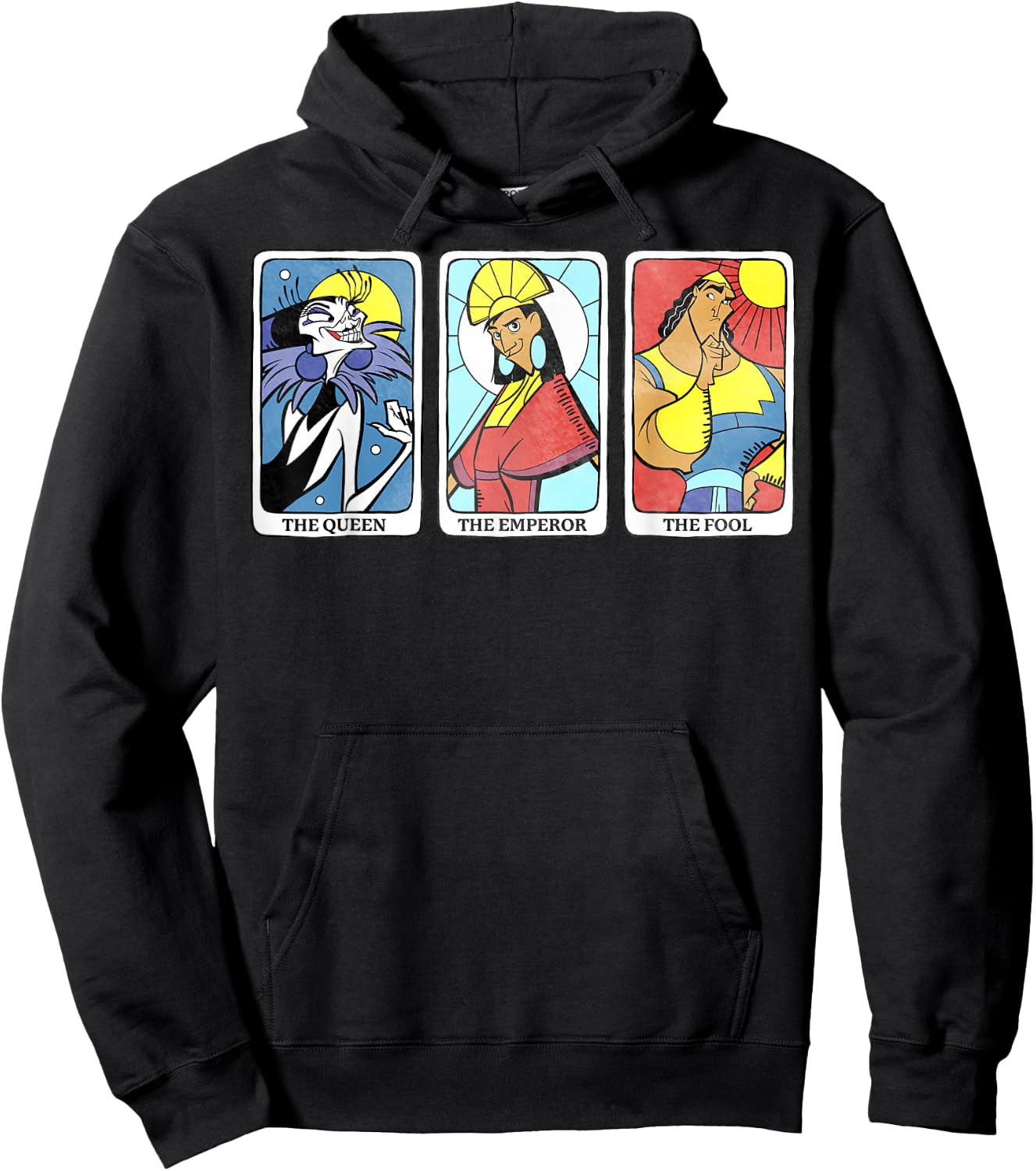 Disney Emperor's New Groove Character Tarot Cards Hoodie - Hoodie | Black