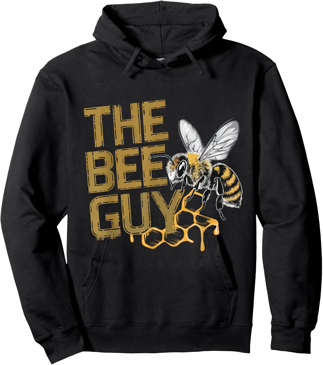 The Bee Guy Funny Beekeeper Beekeeping Hive Honey Bees Hoodie - Hoodie | Black
