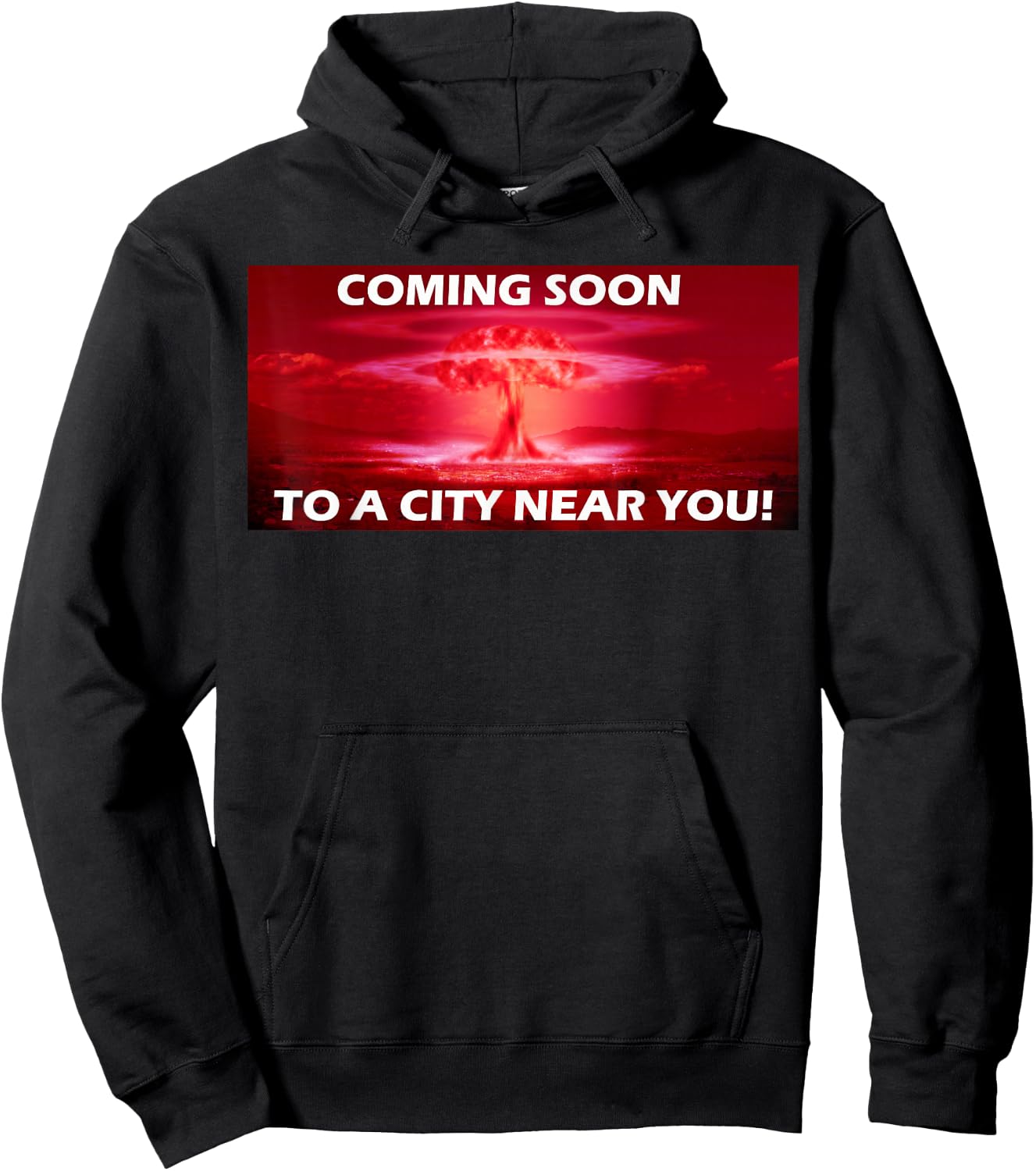 Coming Soon Atomic Nuclear Bomb Blast Hoodie - Hoodie | Black
