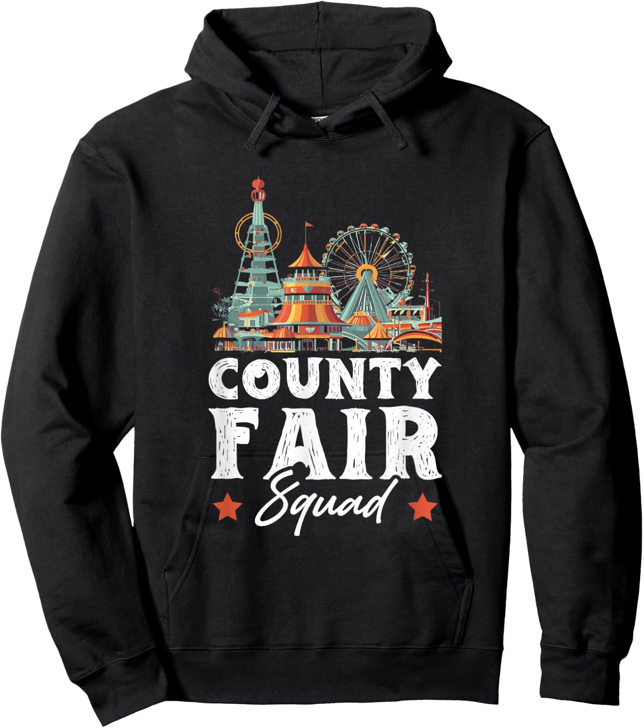 County Fair Squad , Small, Black Hoodie - Hoodie | Black