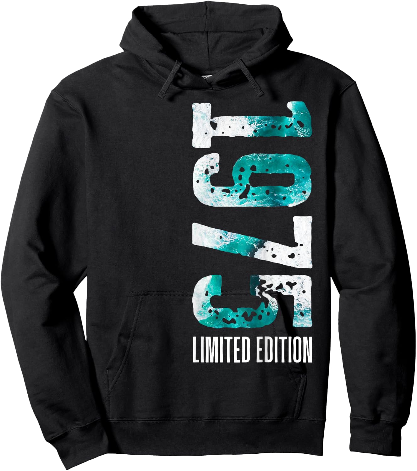Limited Edition 1975 Man Woman 50th Birthday 50th Birthday , Black, S Hoodie - Hoodie | Black