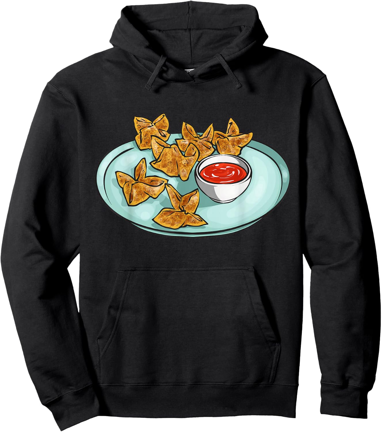 Crab Rangoon Crab Rangoon Hoodie - Hoodie | Black