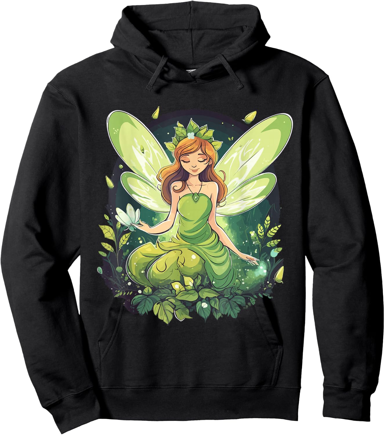 Forest Fairy , black Hoodie - Hoodie | Black