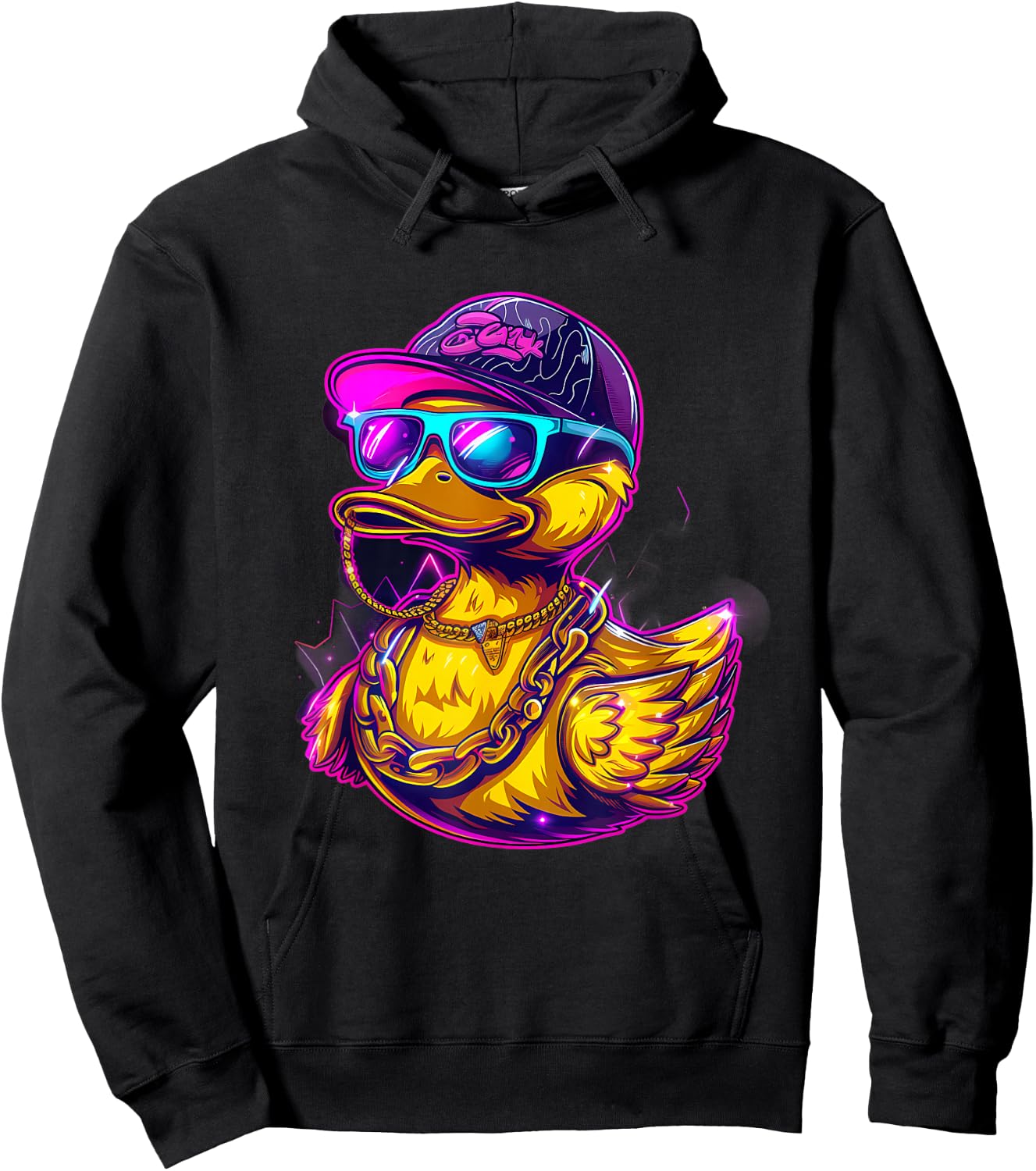 Rubber Duck Hip Hop Fashion Rubber Duckling Rubber Duckie Hoodie - Hoodie | Black