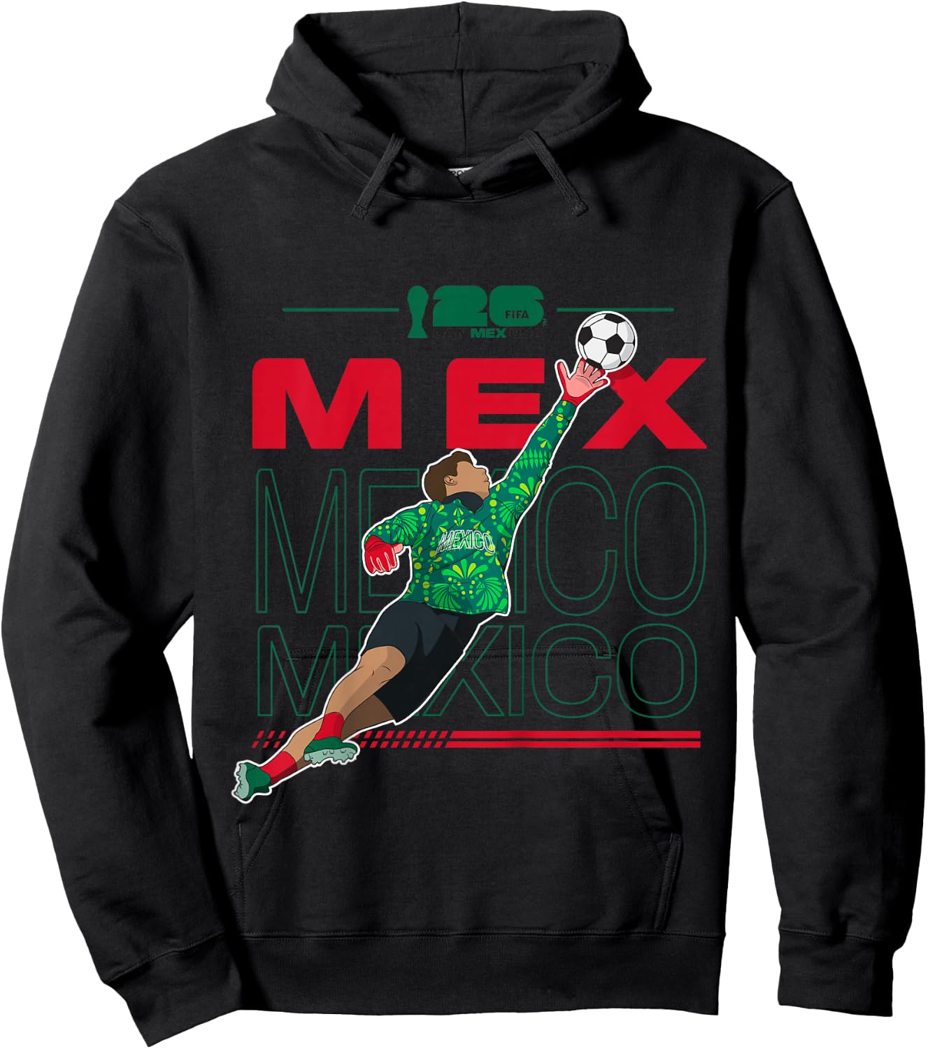 Kids FIFA WORLD CUP26 Mexico Host Country Save Hoodie - Hoodie | Black
