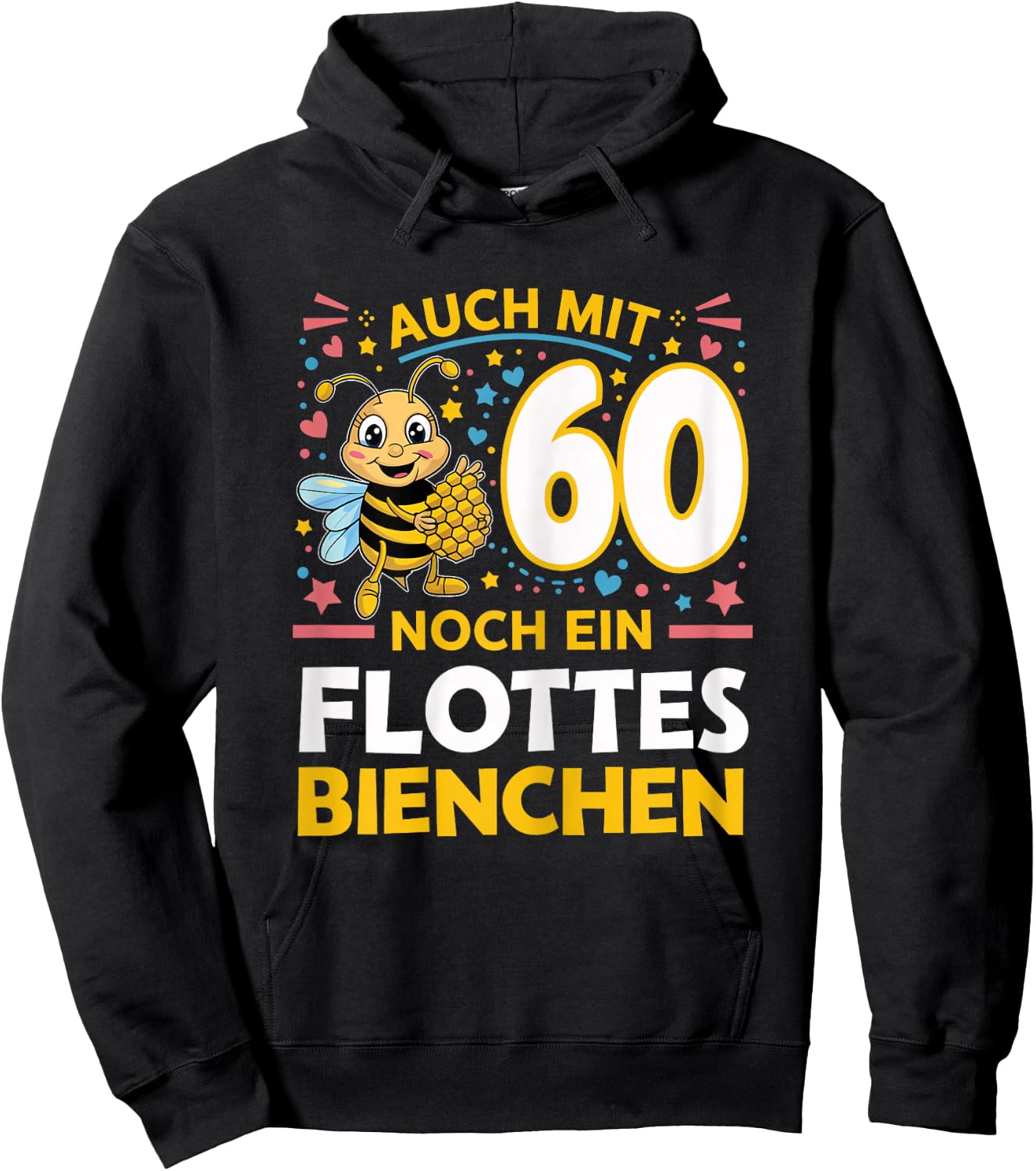 60th Birthday Woman 60 Years 1964 Decorative Funny Gift Women's , black Hoodie - Hoodie | Black