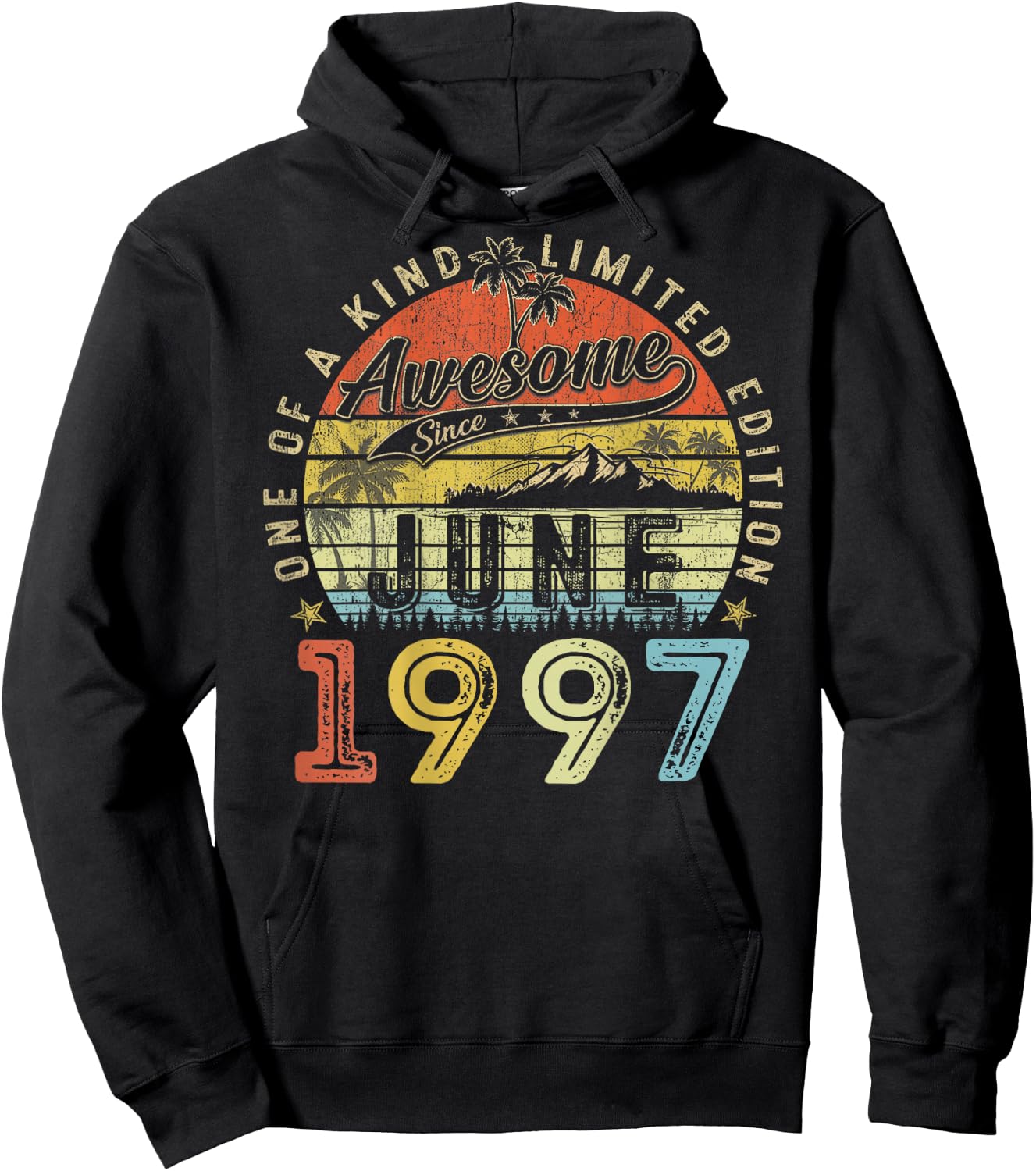 (ON Back) 29 Limited Edition 1997 June 29th Birthday Hoodie - Hoodie | Black