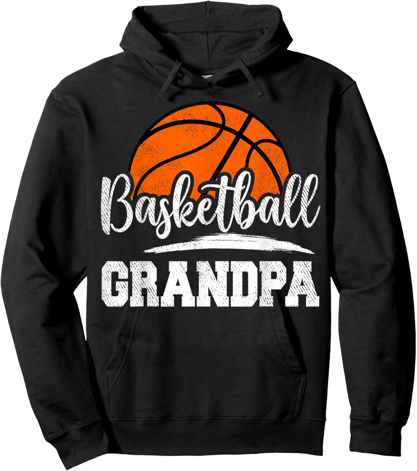 Basketball Grandpa Basketball Player Game Day Father's Day Hoodie - Hoodie | Black