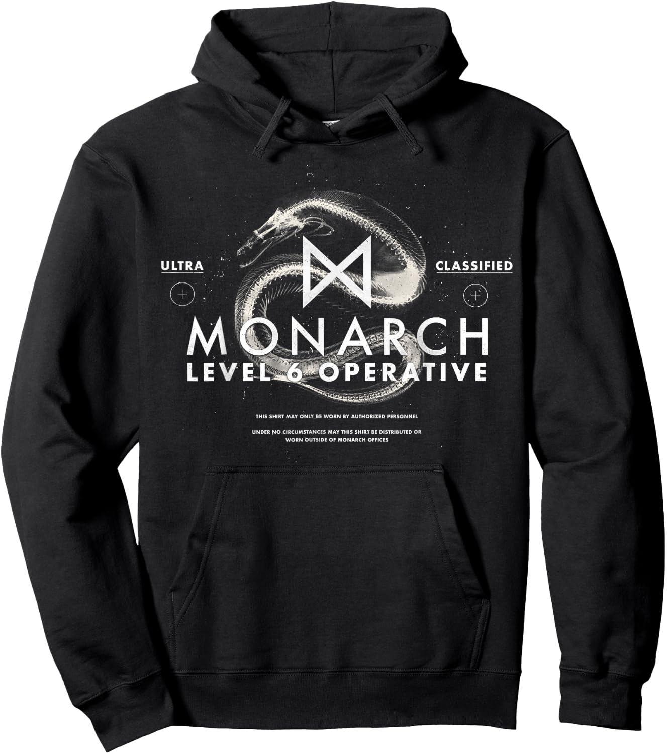 Godzilla vs Kong - Offizieller Monarch Operative Hoodie - Hoodie | Black