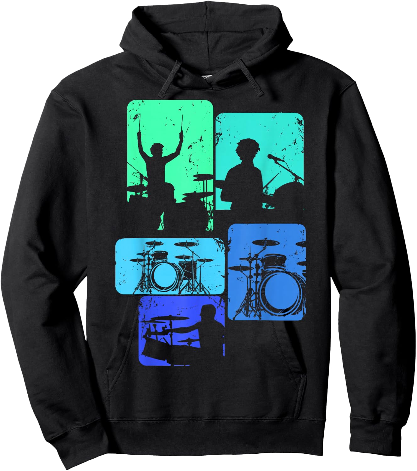 Drummer Boys Children's , black, s Hoodie - Hoodie | Black