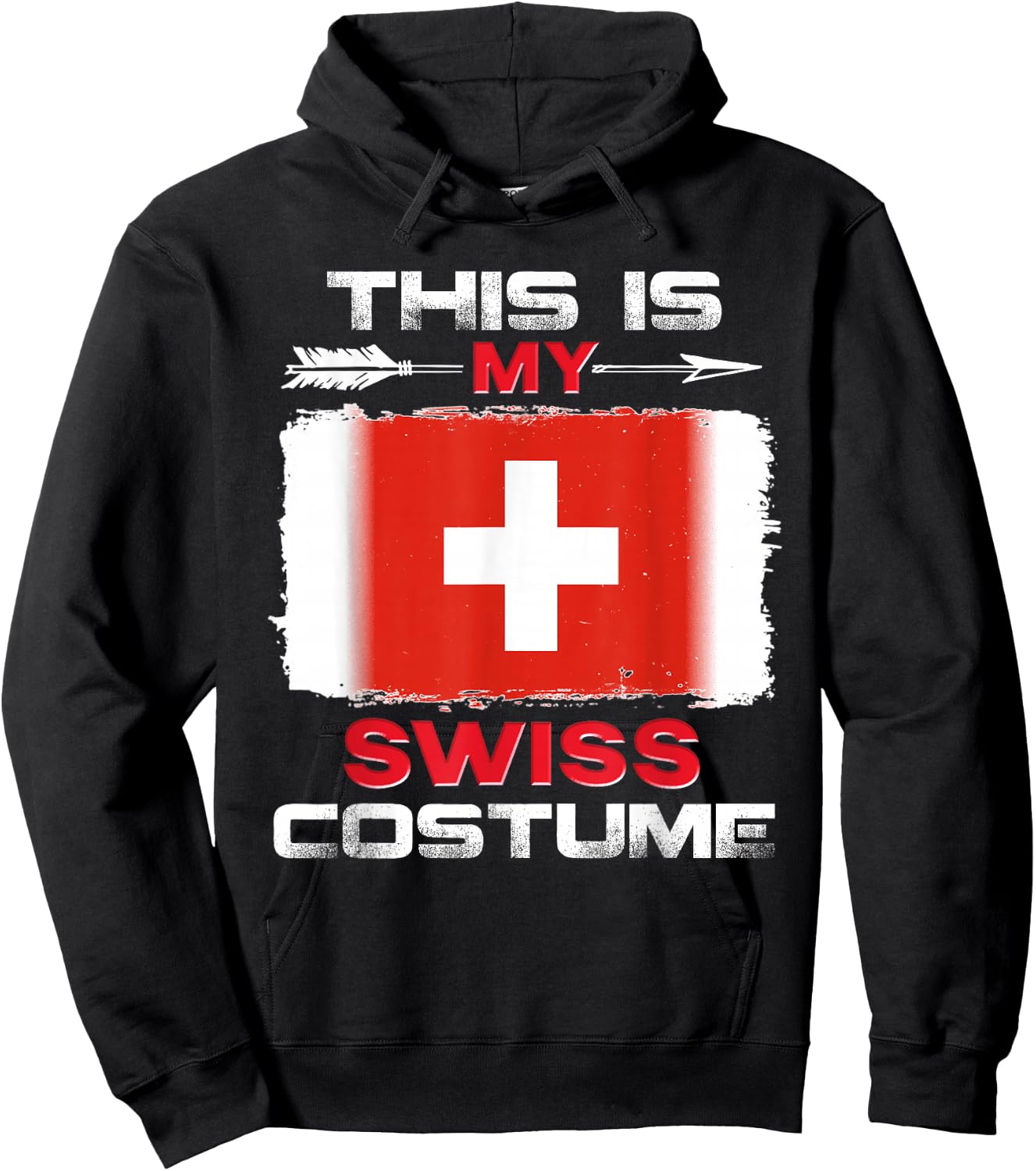 Das ist mein Schweizer Kostüm Schweiz , black Hoodie - Hoodie | Black