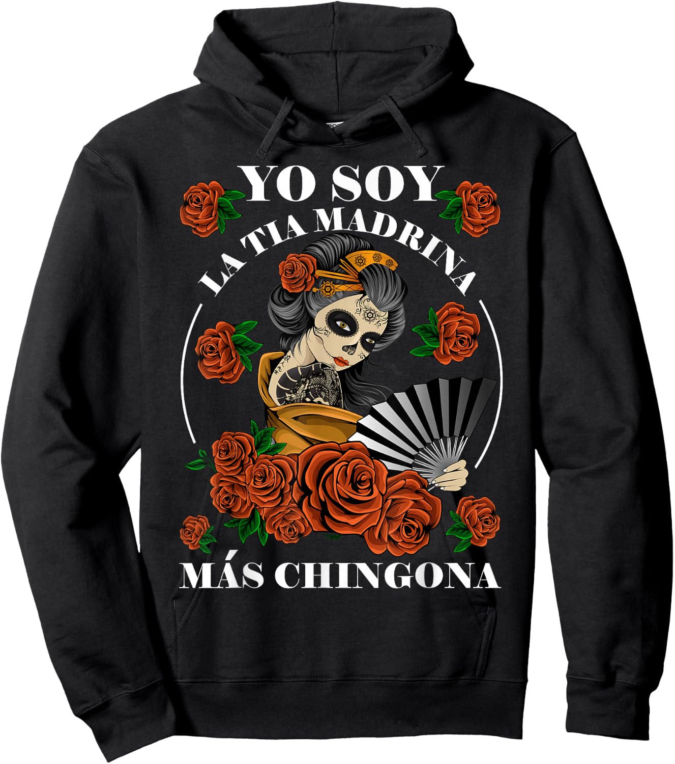 Yo Soy La Tia Madrina Mas Chingona Tia Madrina Proposal Hoodie - Hoodie | Black