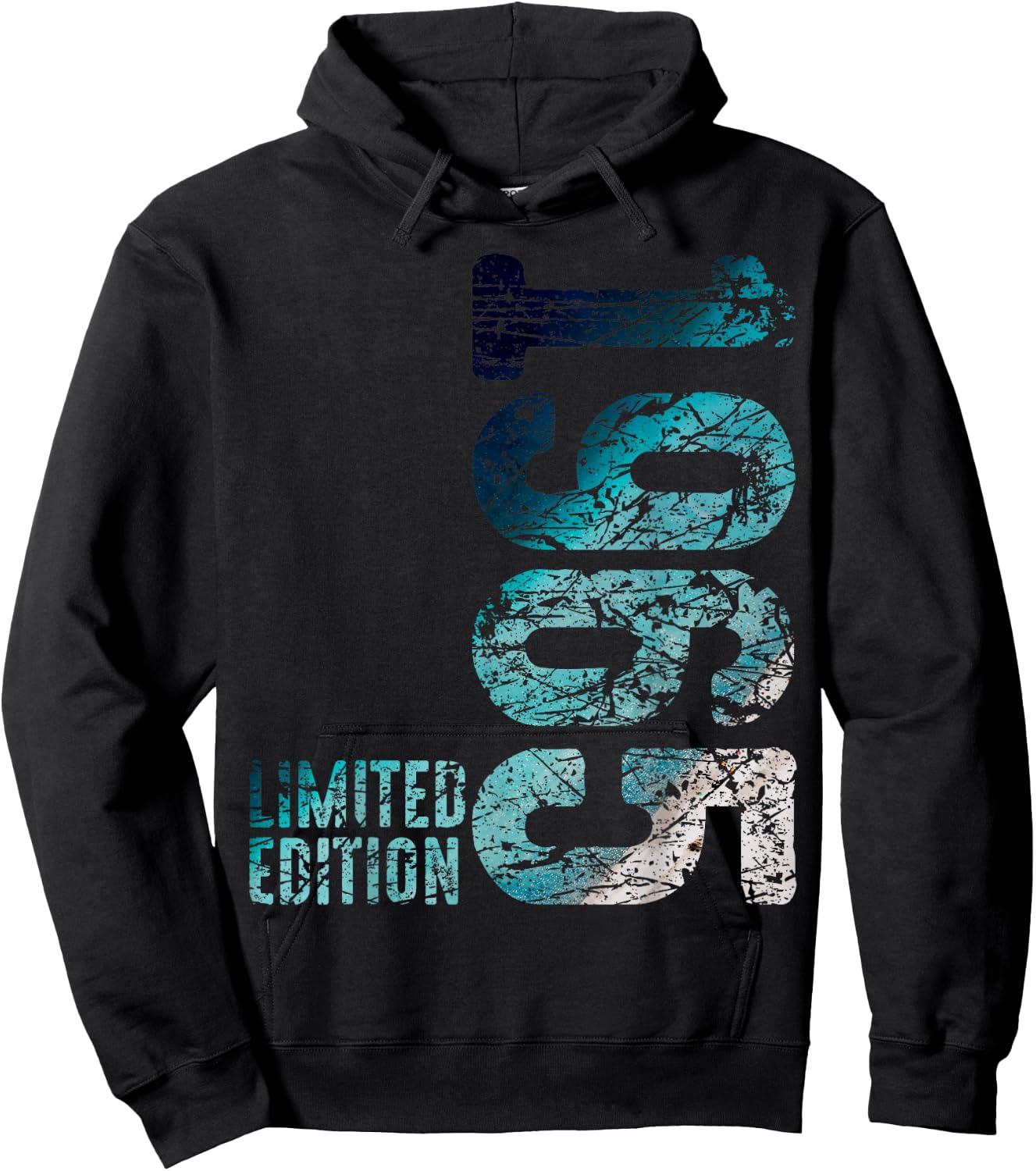 60th Birthday Man Woman 60 Years 1965 Decorative Funny Gift , black Hoodie - Hoodie | Black