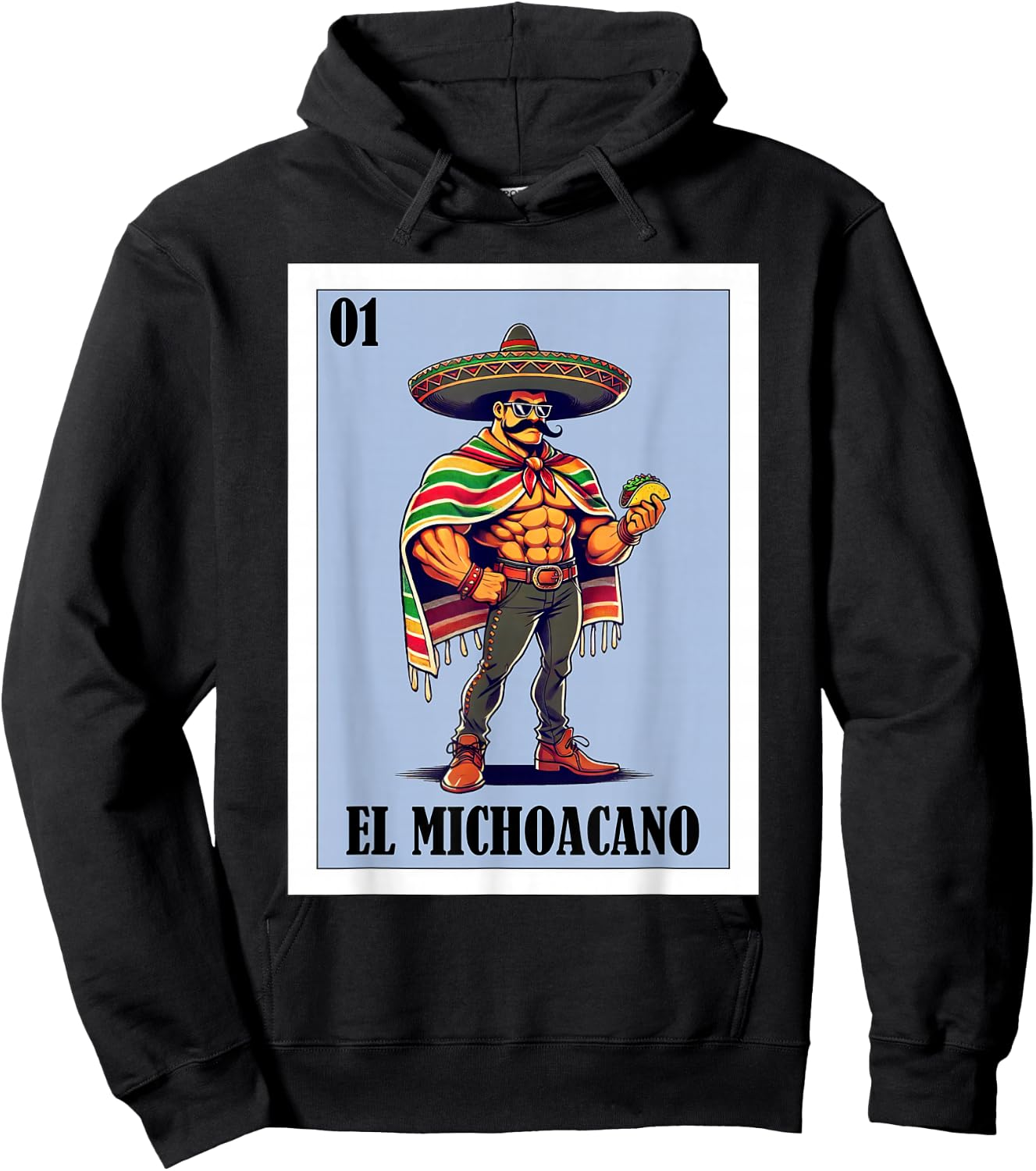 Funny Michoacan Mexican Design - El Michoacano Hoodie - Hoodie | Black