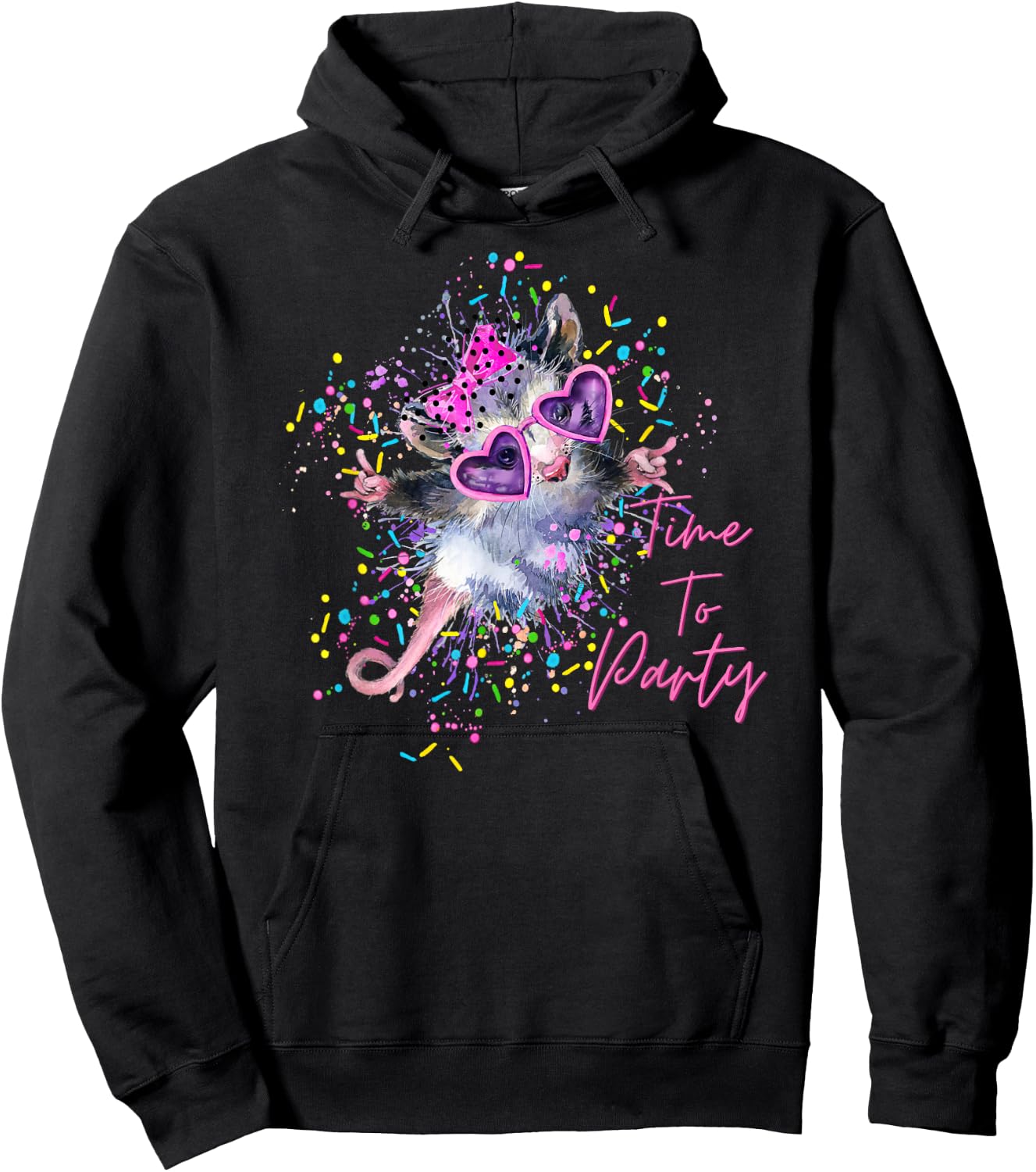 Mädchen, Damen-Party-Maus, lassen Sie uns Partygeschenk Hoodie - Hoodie | Black