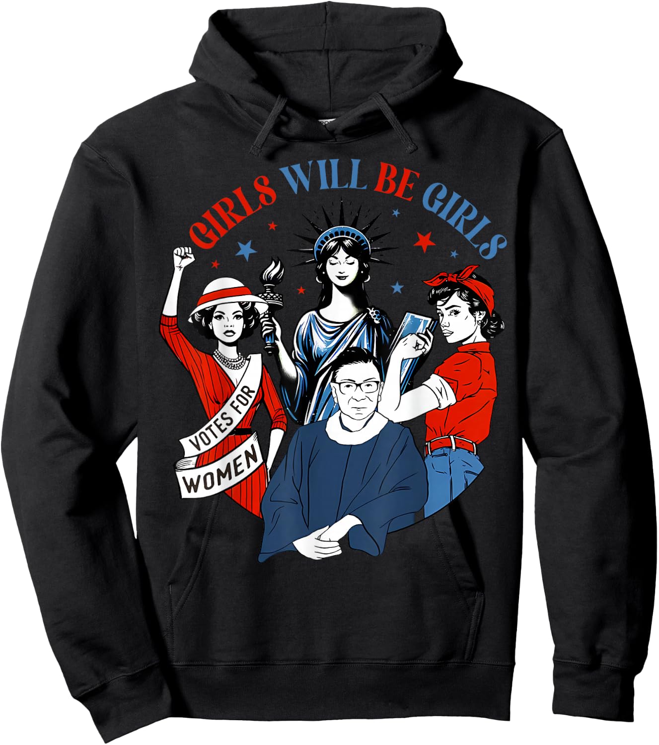 T-Shirt Hoodie - Hoodie | Black