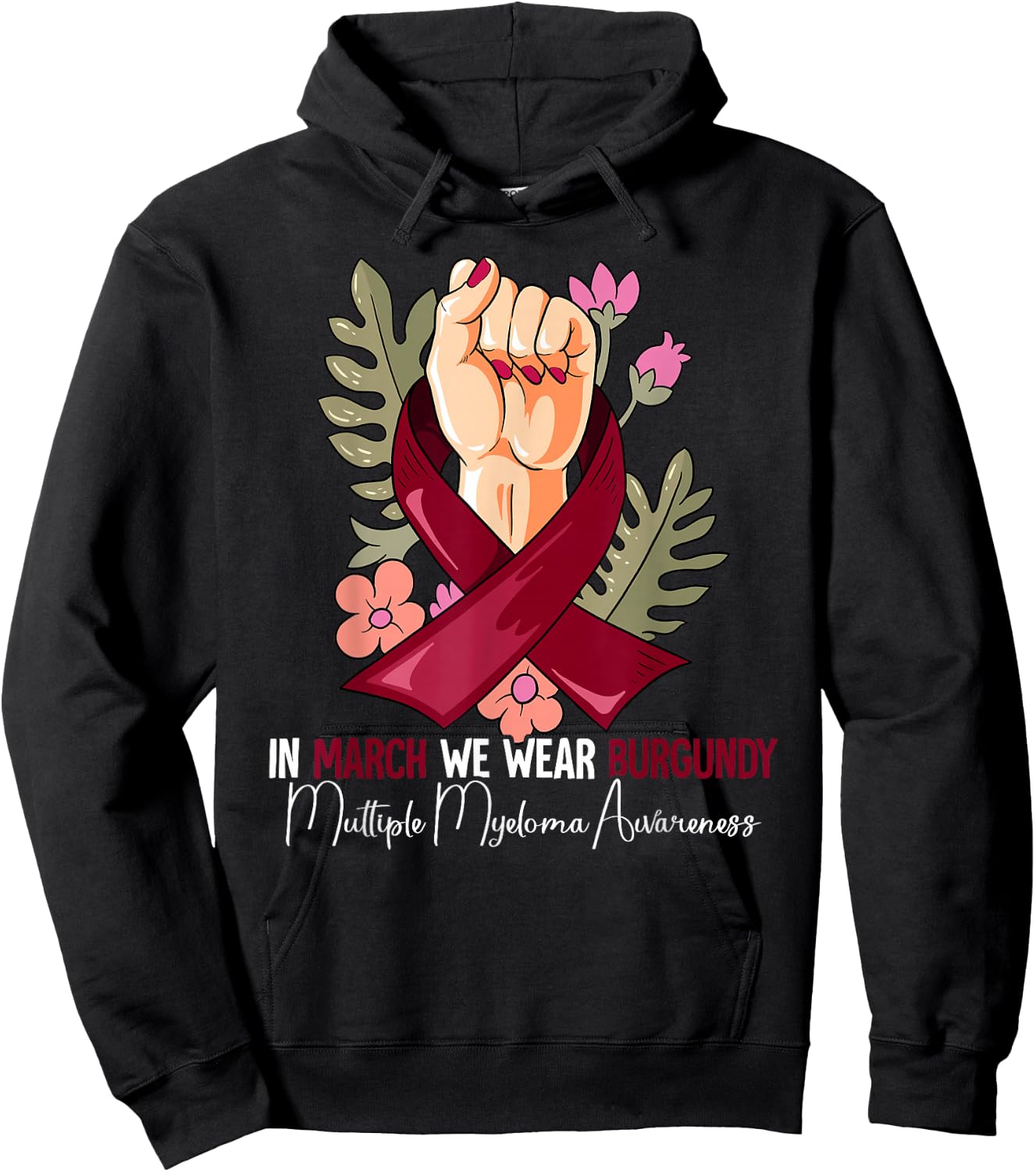 Multiple Myeloma Awareness Hoodie - Hoodie | Black
