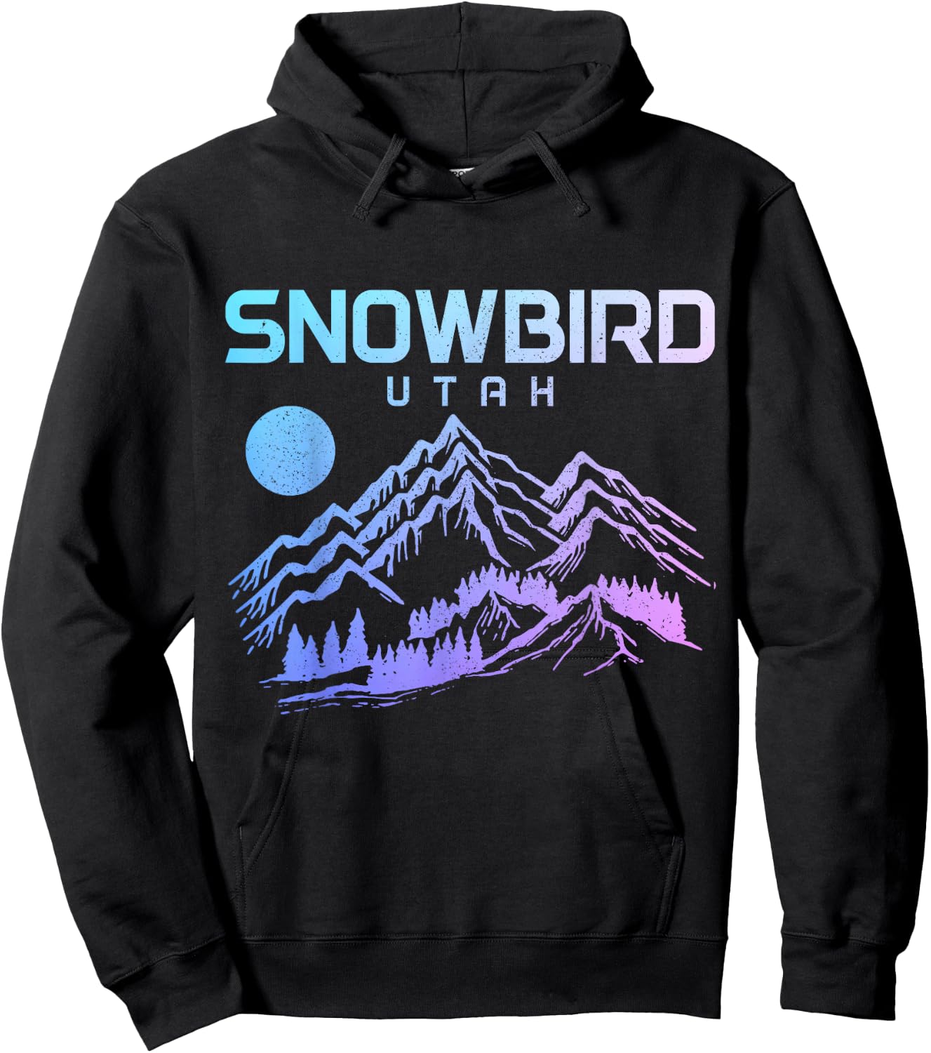 Snowbird Utah Ski Winter sports Skiing Skier Hoodie - Hoodie | Black