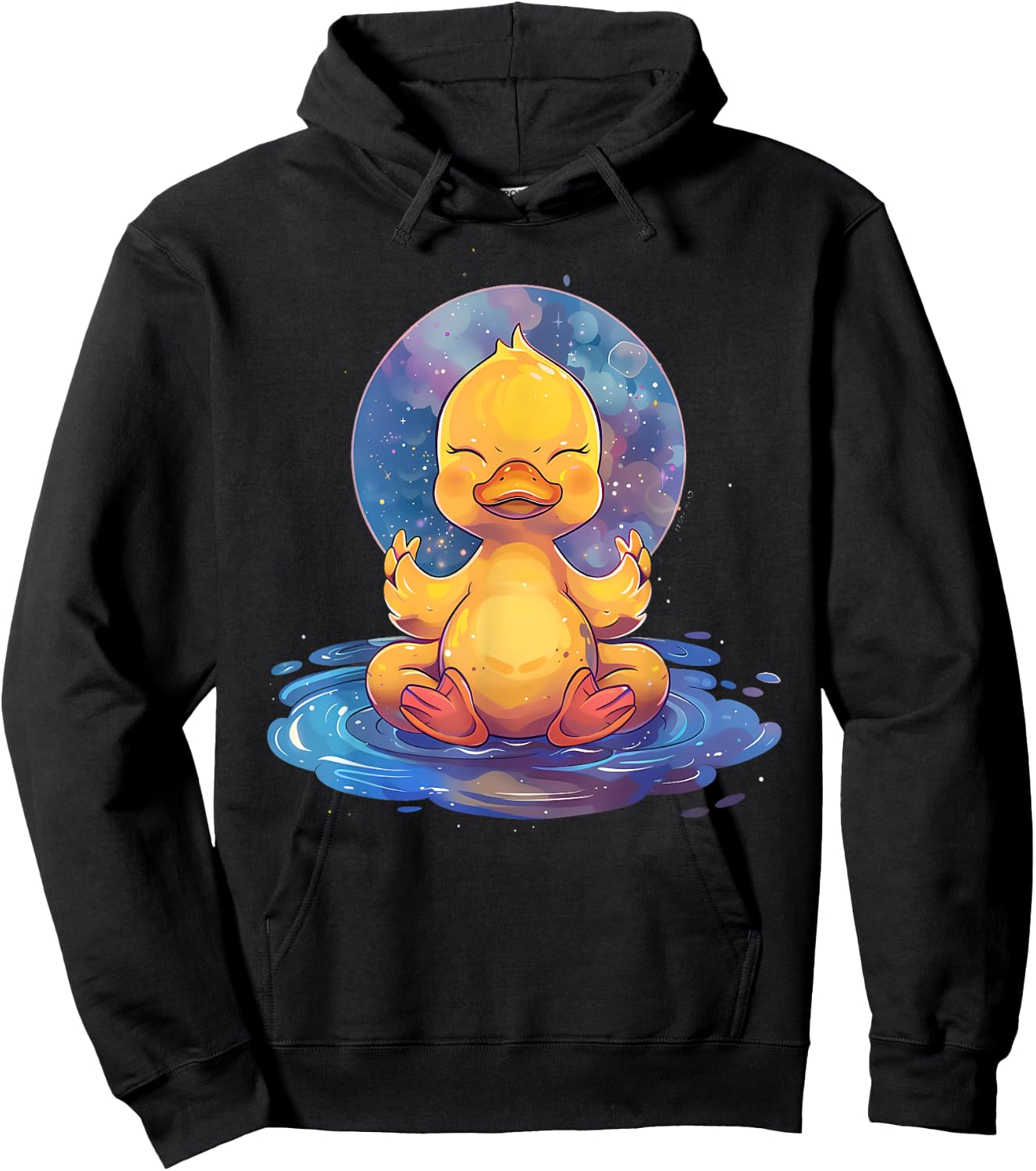 Rubber Duck Meditation Rubber Duckie Rubber Duckling Hoodie - Hoodie | Black