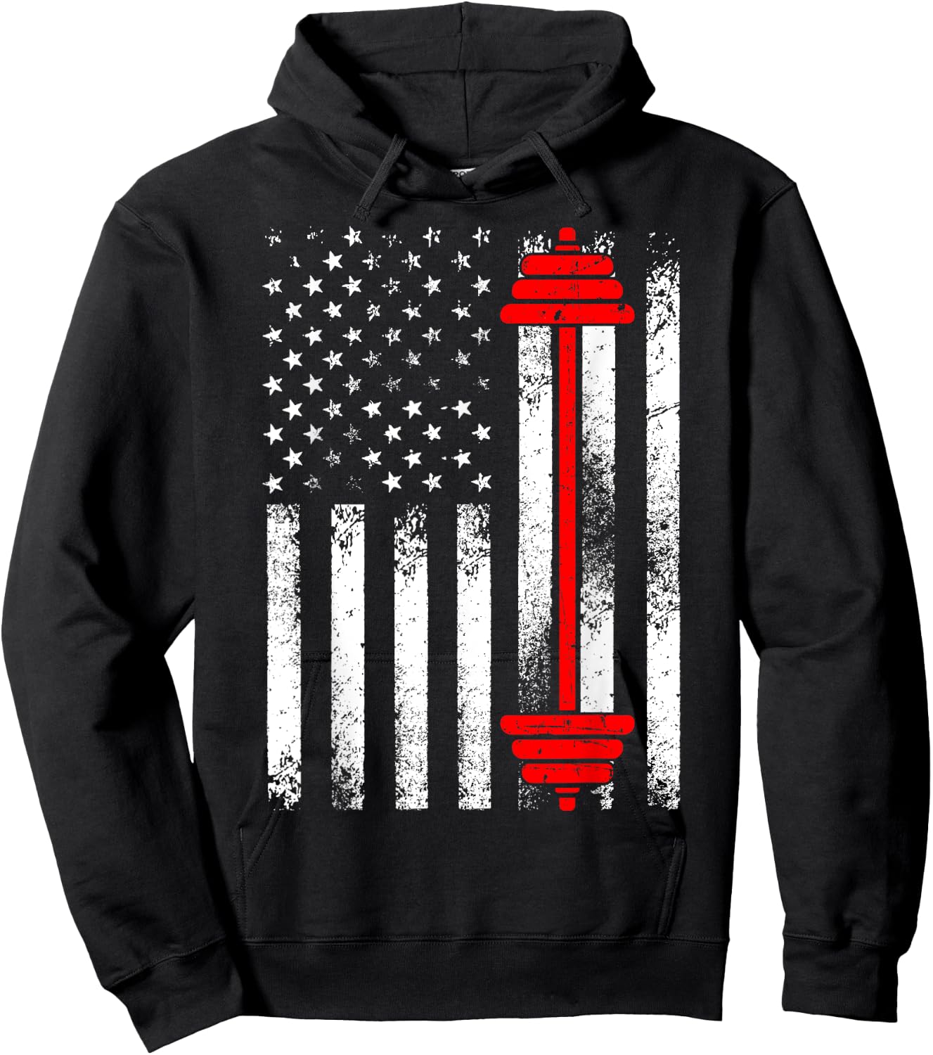 Funny Barbell Art Women Weightlifting Fitness Lovers Hoodie - Hoodie | Black